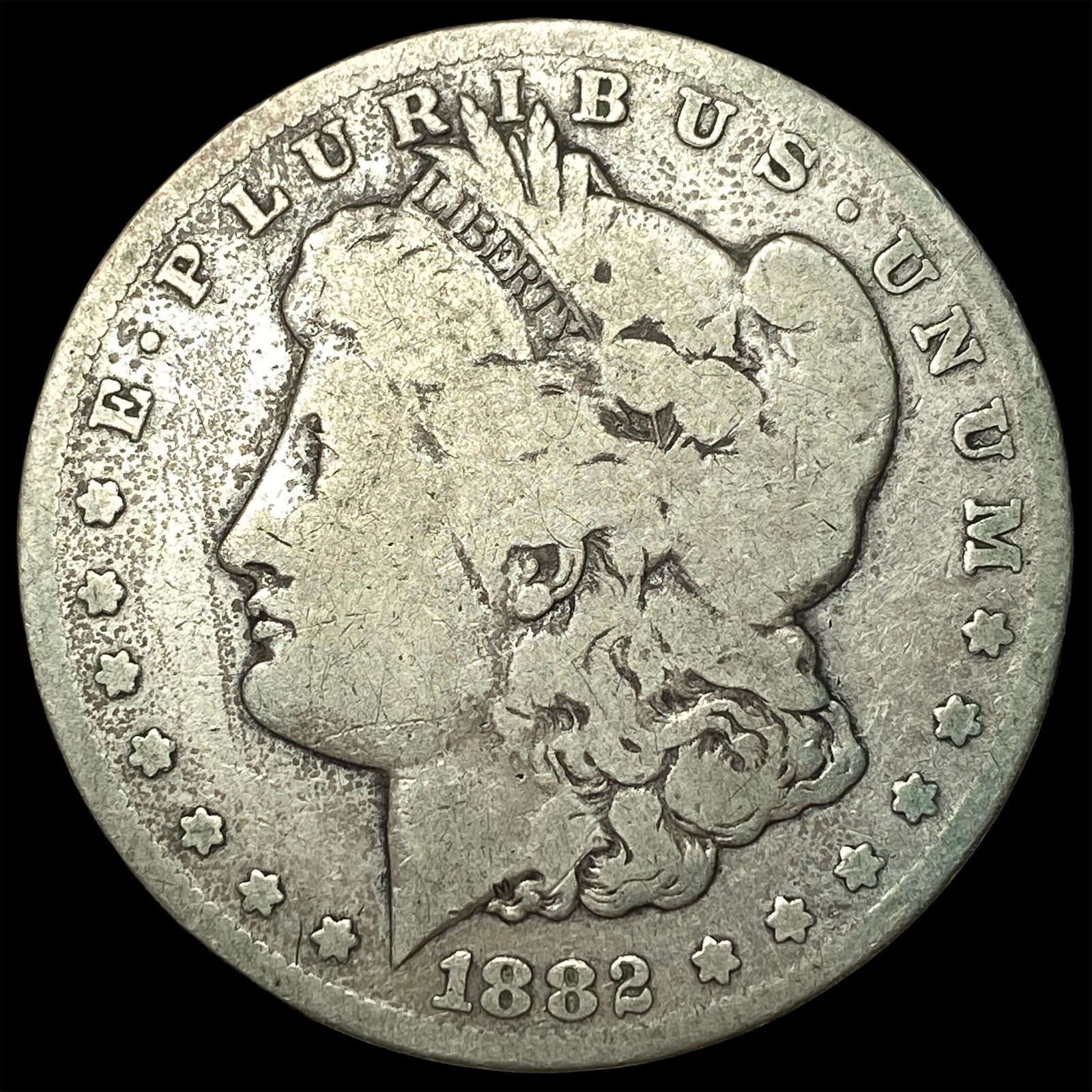 1882-O Silver Morgan Dollar NICELY CIRCULATED: 1882-O Silver Morgan Dollar NICELY CIRCULATED