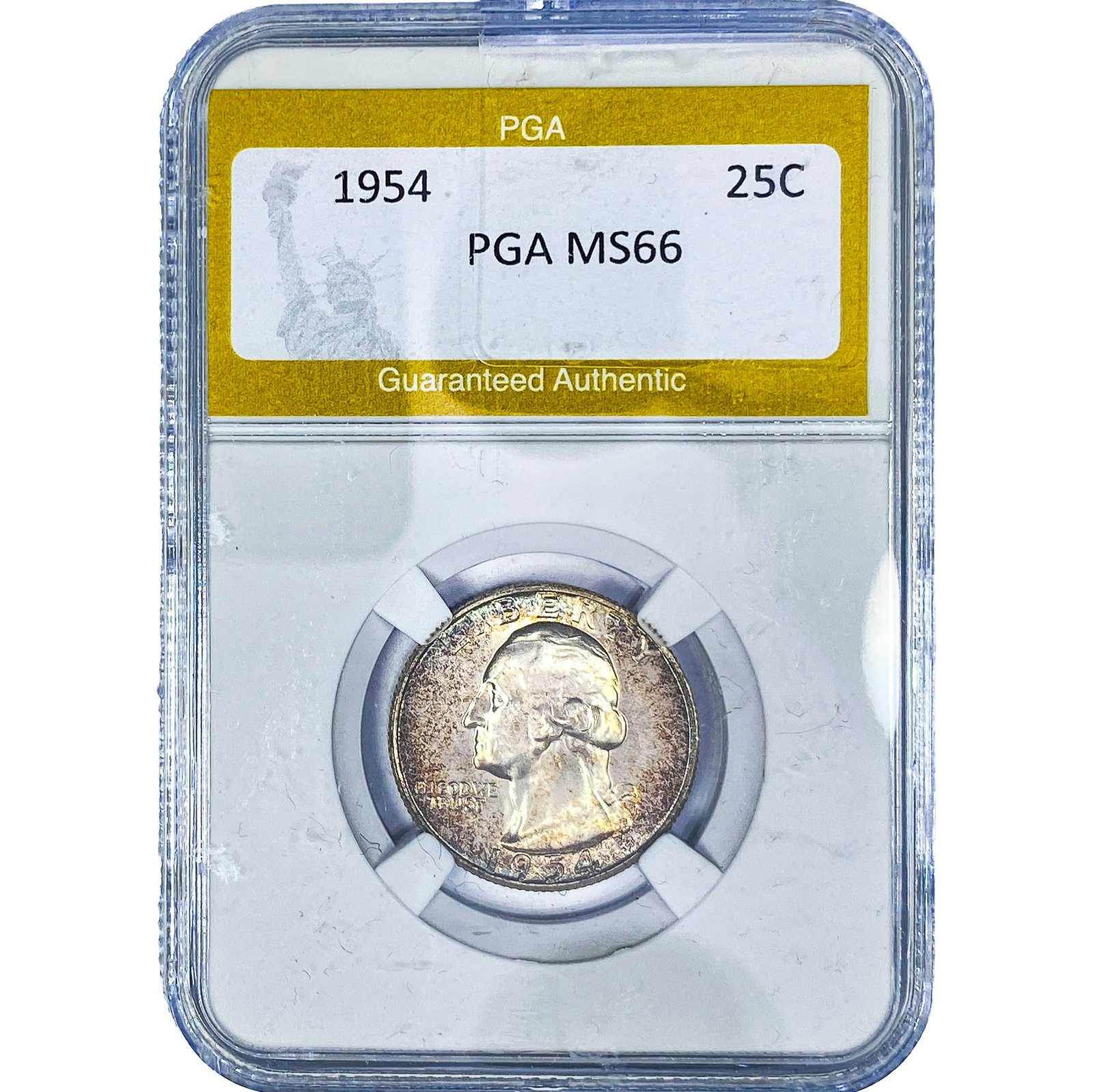 1954 Washington Silver Quarter PGA MS66: 1954 Washington Silver Quarter PGA MS66