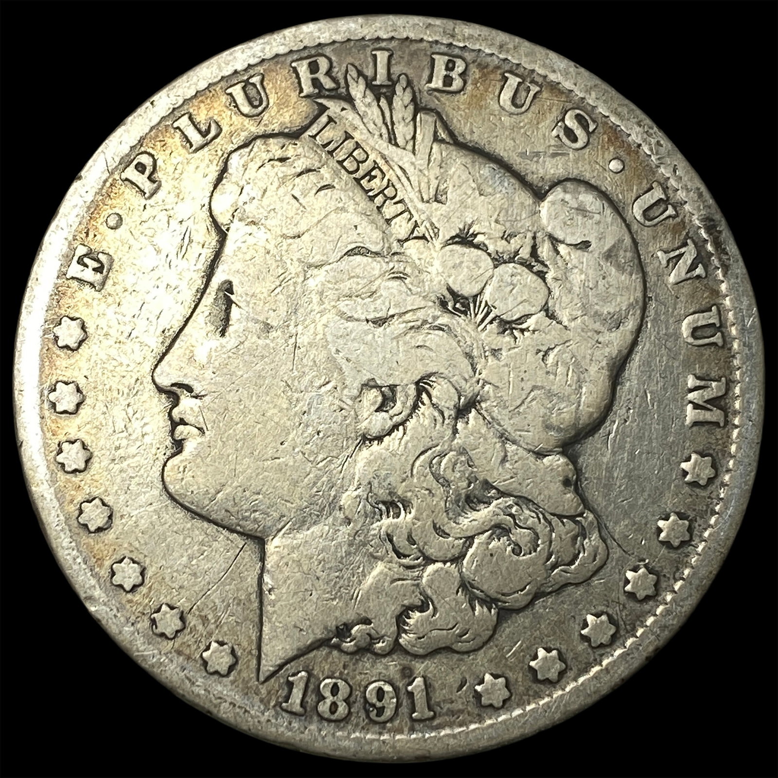 1891-O Silver Morgan Dollar NICELY CIRCULATED (1 of 2)