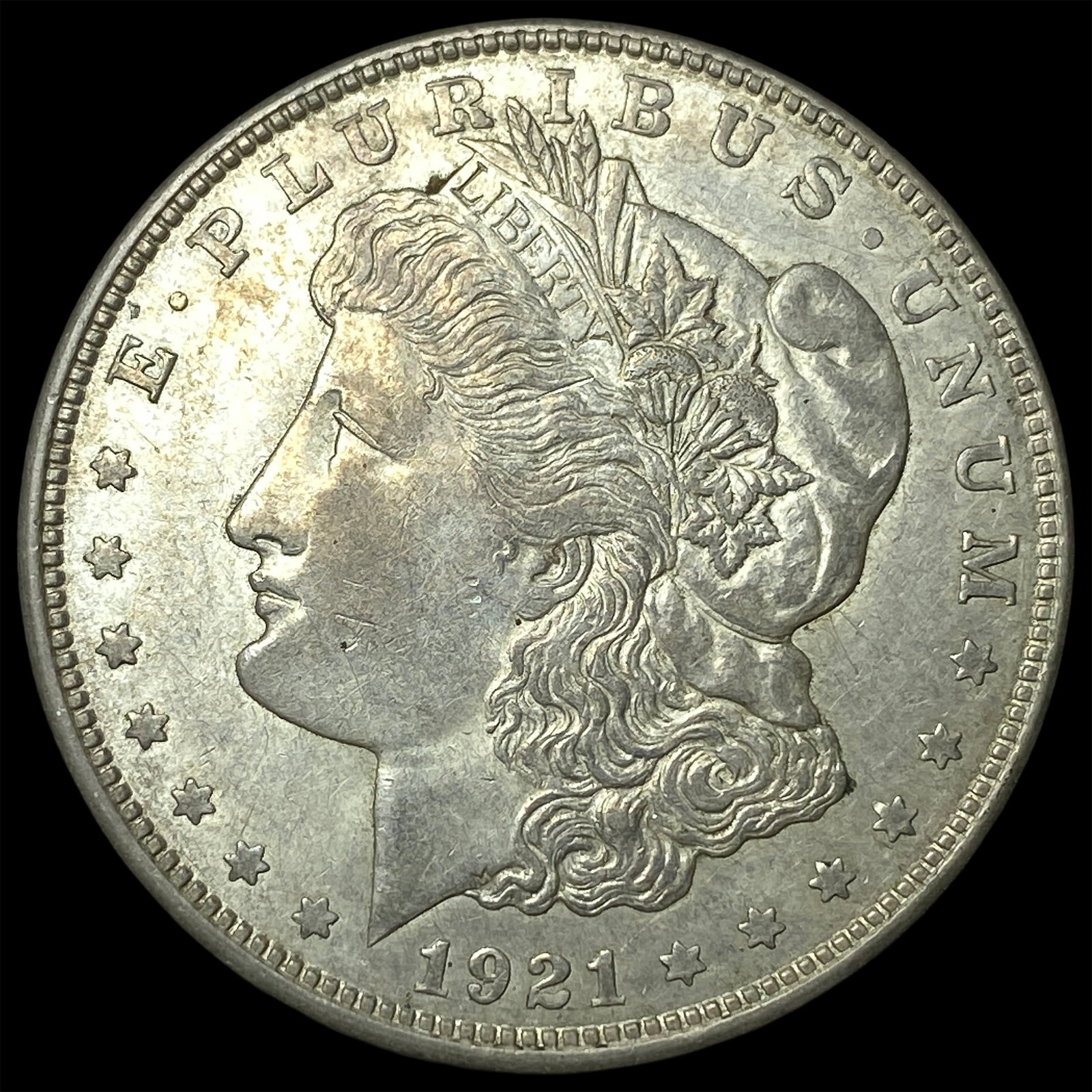 1921 Silver Morgan Dollar CHOICE AU: 1921 Silver Morgan Dollar CHOICE AU