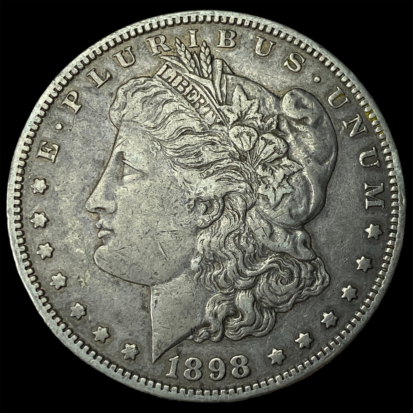 1898-S Silver Morgan Dollar CLOSELY UNCIRCULATED: 1898-S Silver Morgan Dollar CLOSELY UNCIRCULATED