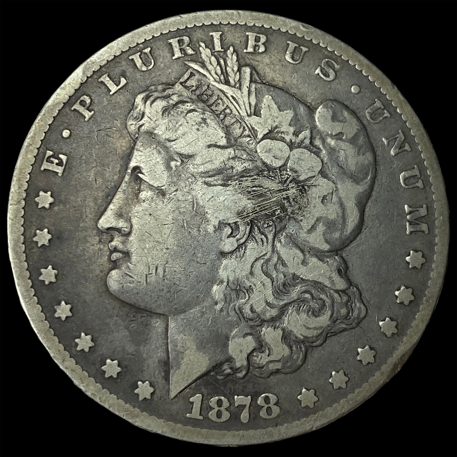 1878-S Silver Morgan Dollar NICELY CIRCULATED: 1878-S Silver Morgan Dollar NICELY CIRCULATED