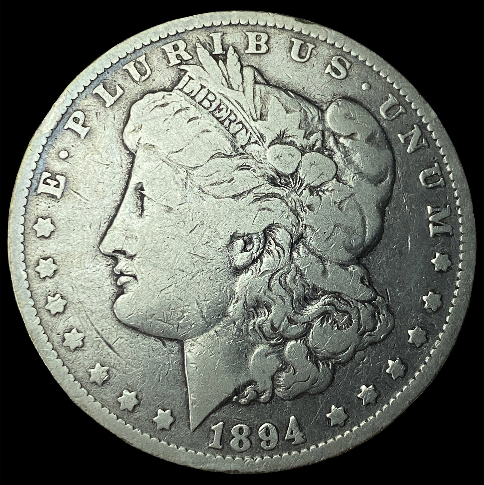 1894-O Silver Morgan Dollar LIGHTLY CIRCULATED: 1894-O Silver Morgan Dollar LIGHTLY CIRCULATED