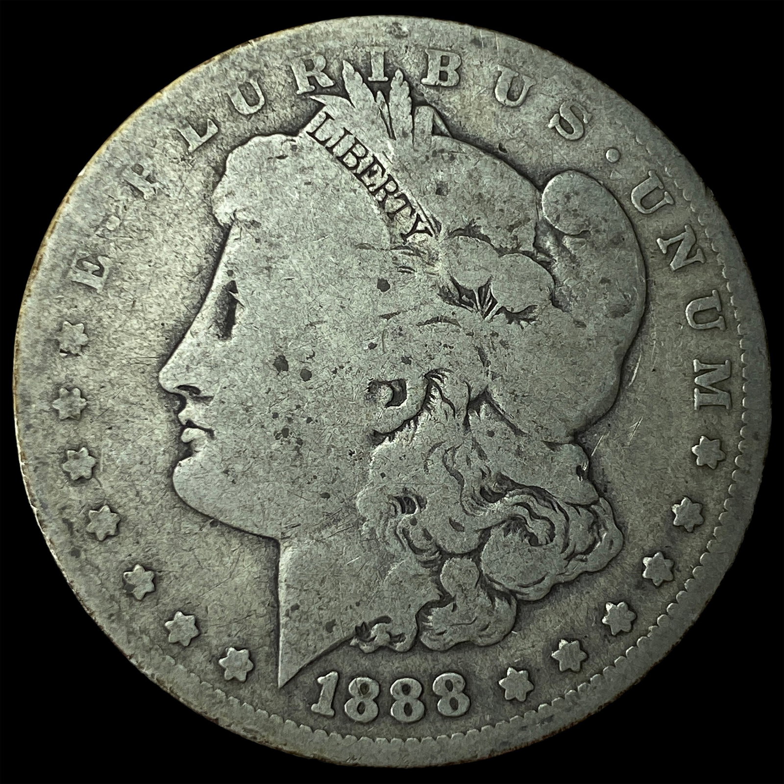 1888-O Silver Morgan Dollar NICELY CIRCULATED: 1888-O Silver Morgan Dollar NICELY CIRCULATED