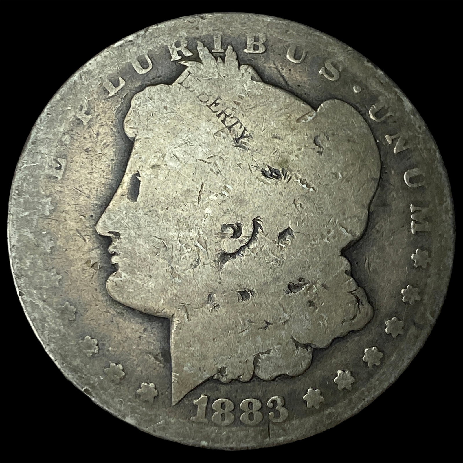 1883-CC Morgan Silver Dollar NICELY CIRCULATED: 1883-CC Morgan Silver Dollar NICELY CIRCULATED