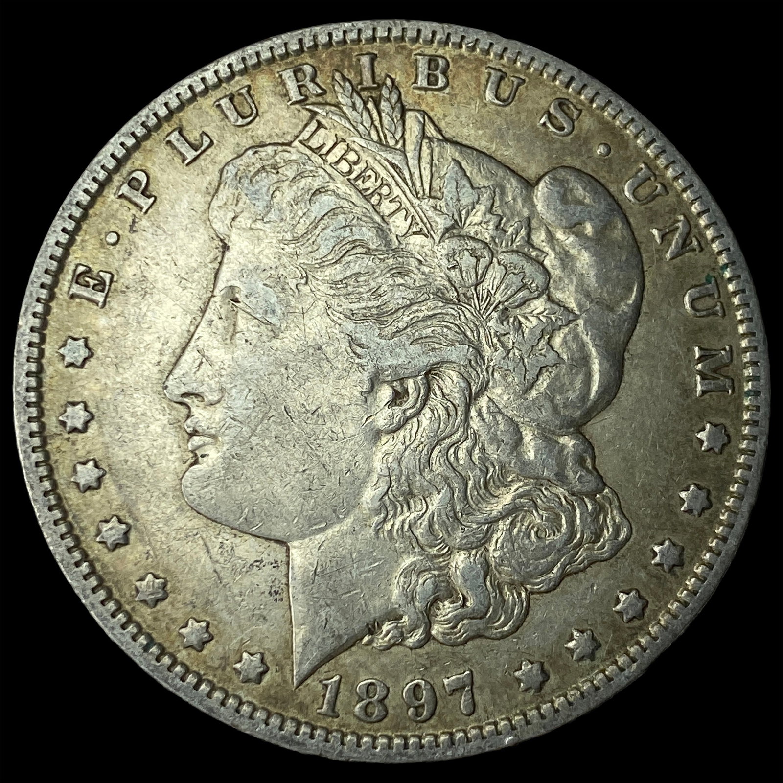 1897 Morgan Silver Dollar CLOSELY UNCIRCULATED: 1897 Morgan Silver Dollar CLOSELY UNCIRCULATED