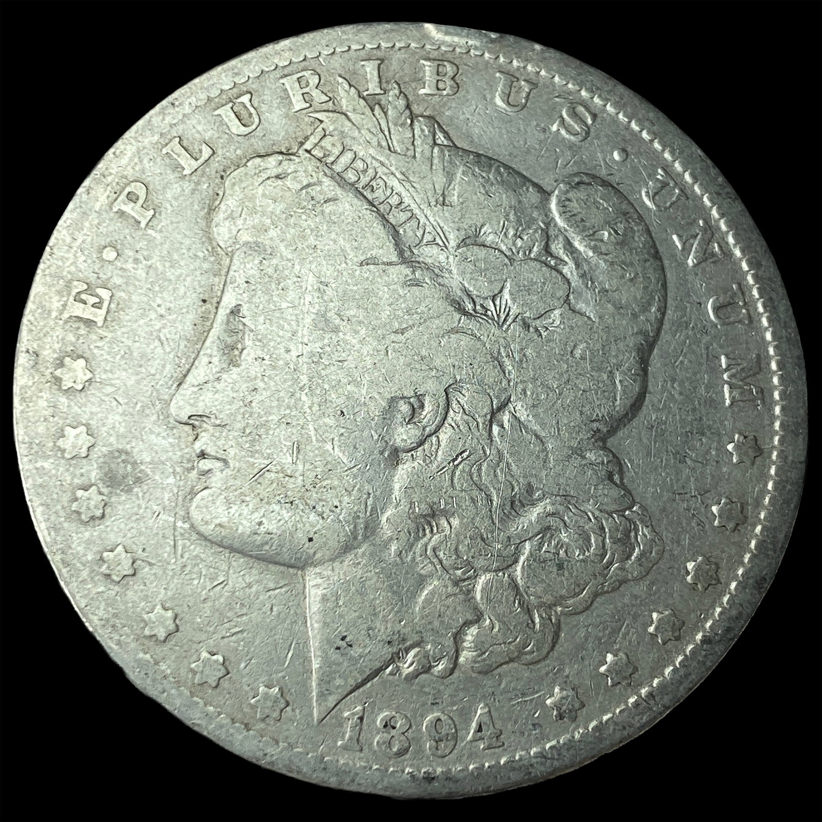 1894-O Silver Morgan Dollar NICELY CIRCULATED: 1894-O Silver Morgan Dollar NICELY CIRCULATED
