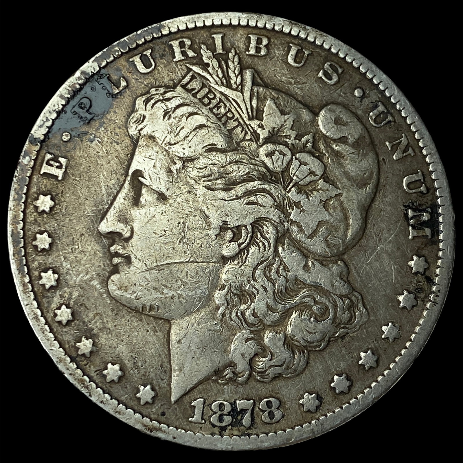 1878 Silver Morgan Dollar LIGHTLY CIRCULATED: 1878 Silver Morgan Dollar LIGHTLY CIRCULATED