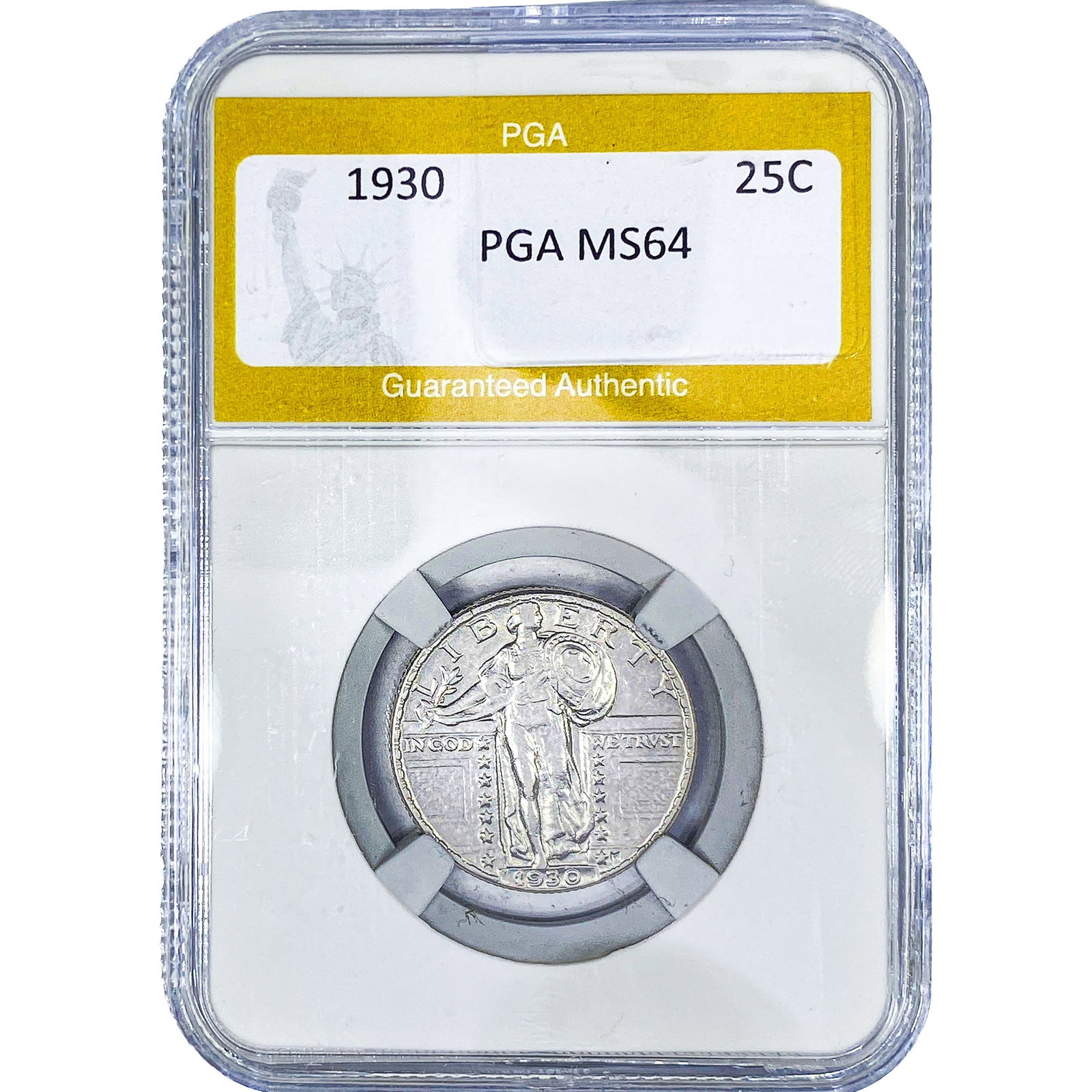 1930 Standing Liberty Quarter PGA MS64: 1930 Standing Liberty Quarter PGA MS64