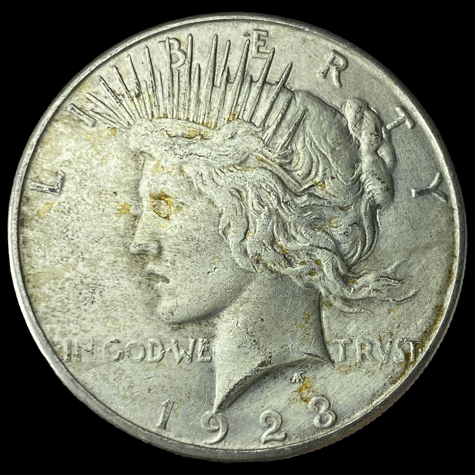 1923-S Silver Peace Dollar LIGHTLY CIRCULATED: 1923-S Silver Peace Dollar LIGHTLY CIRCULATED
