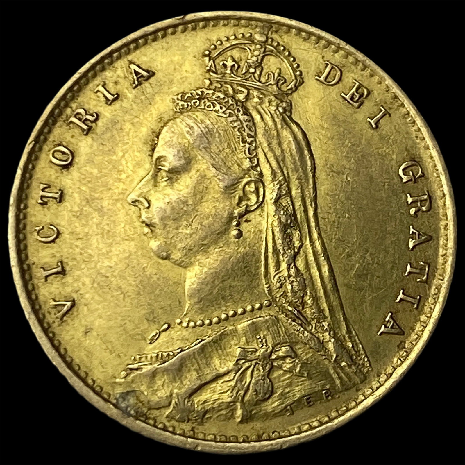 1887 Gold Sovereign Victoria Jubilee Head UNCIRCULATED: 1887 Gold Sovereign Victoria Jubilee Head UNCIRCULATED