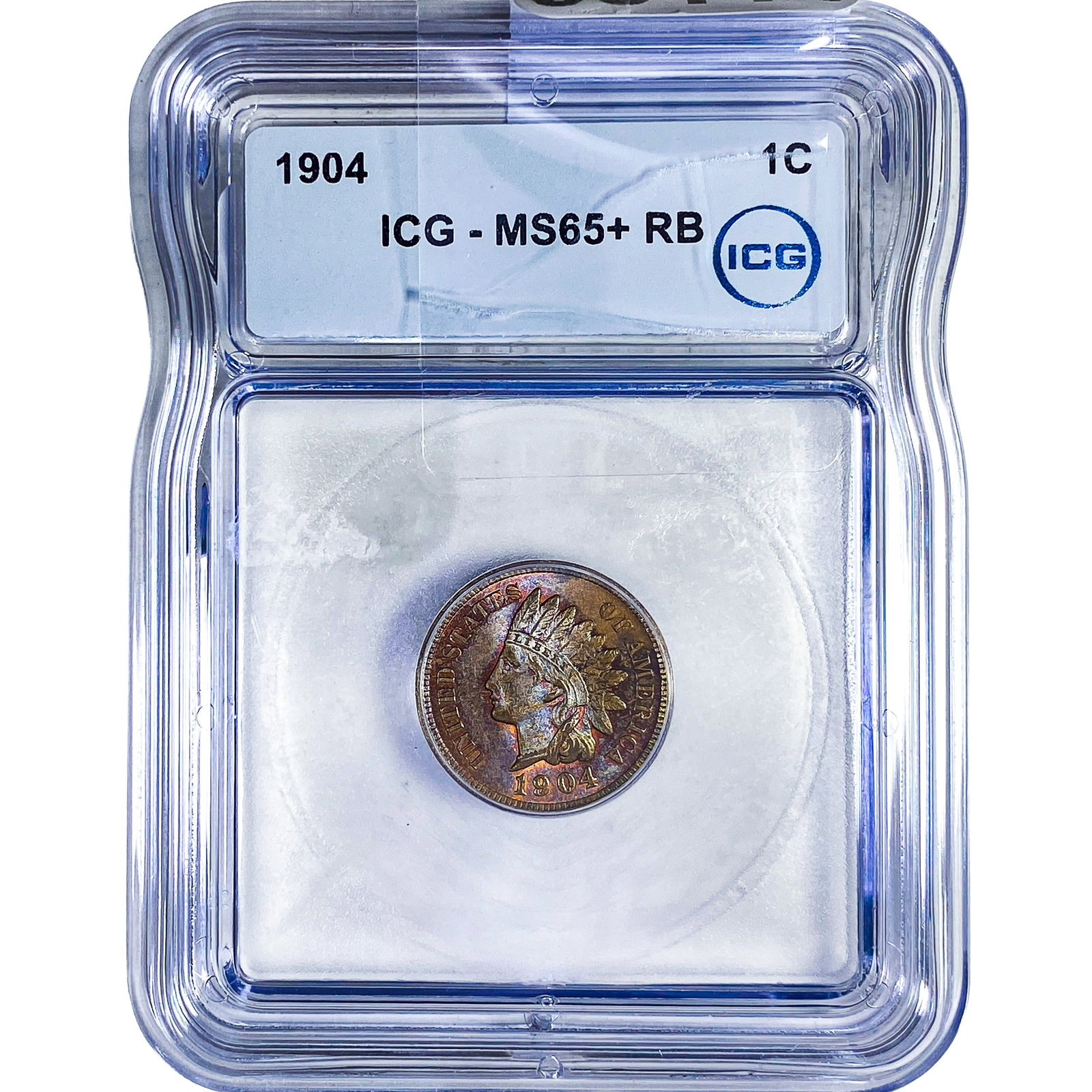 1904 Indian Head Cent ICG MS65+ RB (1 of 2)
