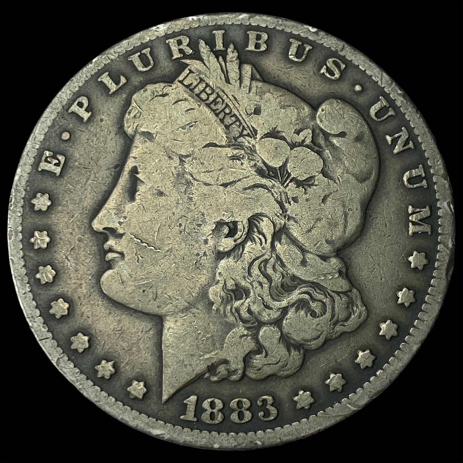 1883-O Silver Morgan Dollar LIGHTLY CIRCULATED (1 of 2)