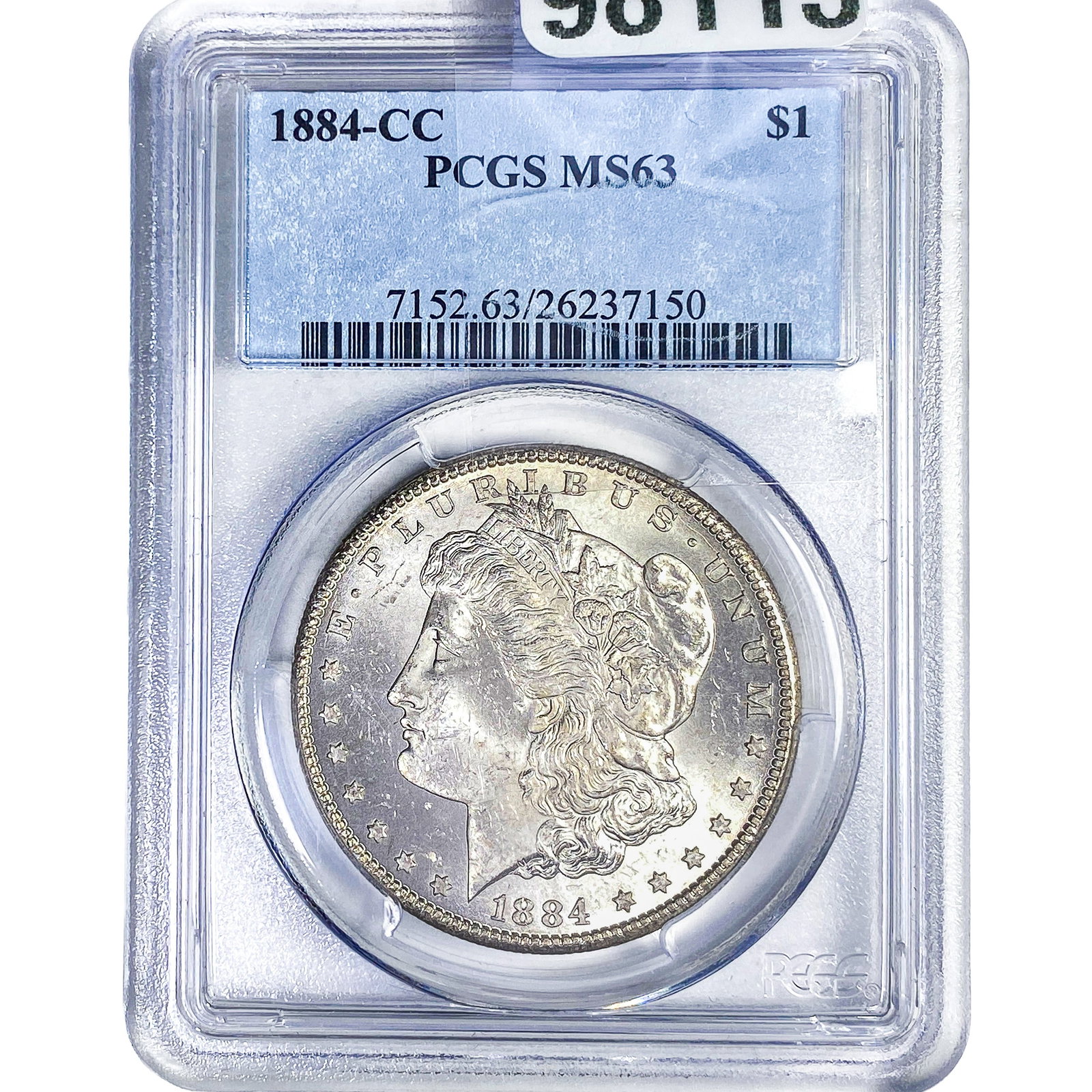 1884-CC Morgan Silver Dollar PCGS MS63 (1 of 2)