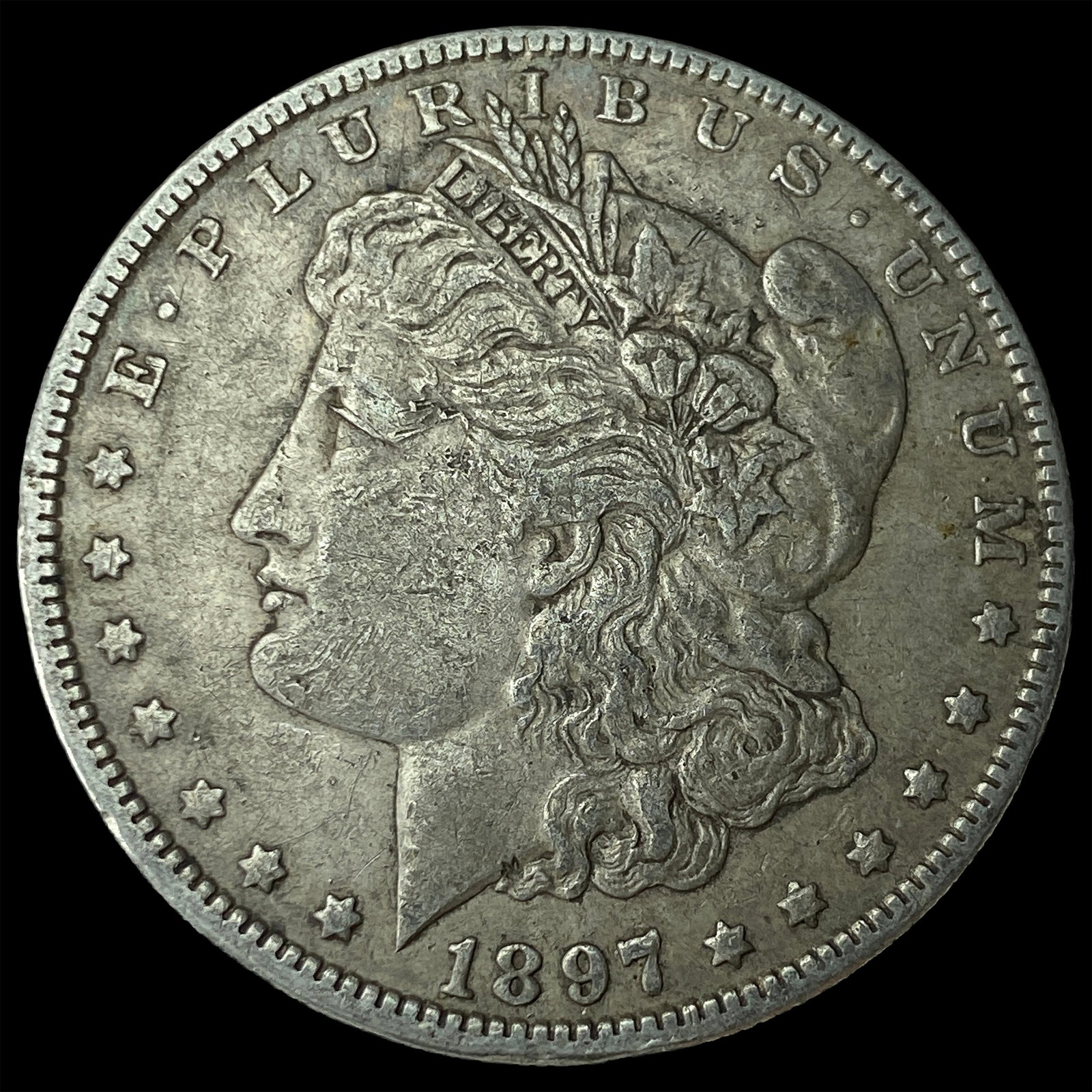 1897-O Silver Morgan Dollar NEARLY UNCIRCULATED: 1897-O Silver Morgan Dollar NEARLY UNCIRCULATED