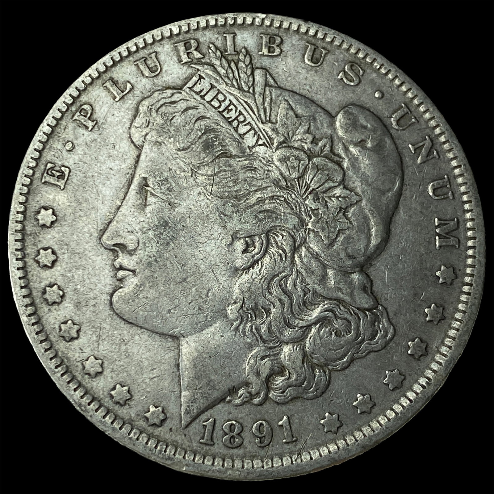 1891-O Silver Morgan Dollar CLOSELY UNCIRCULATED: 1891-O Silver Morgan Dollar CLOSELY UNCIRCULATED