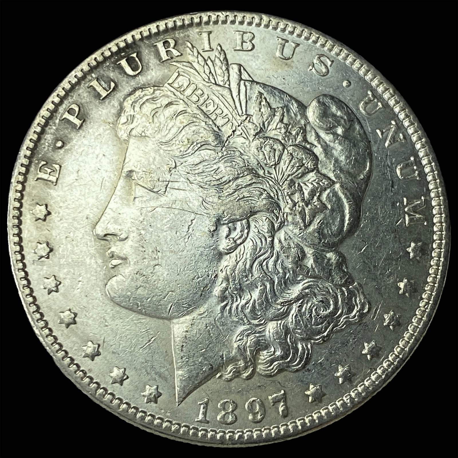 1897 Morgan Silver Dollar UNCIRCULATED: 1897 Morgan Silver Dollar UNCIRCULATED