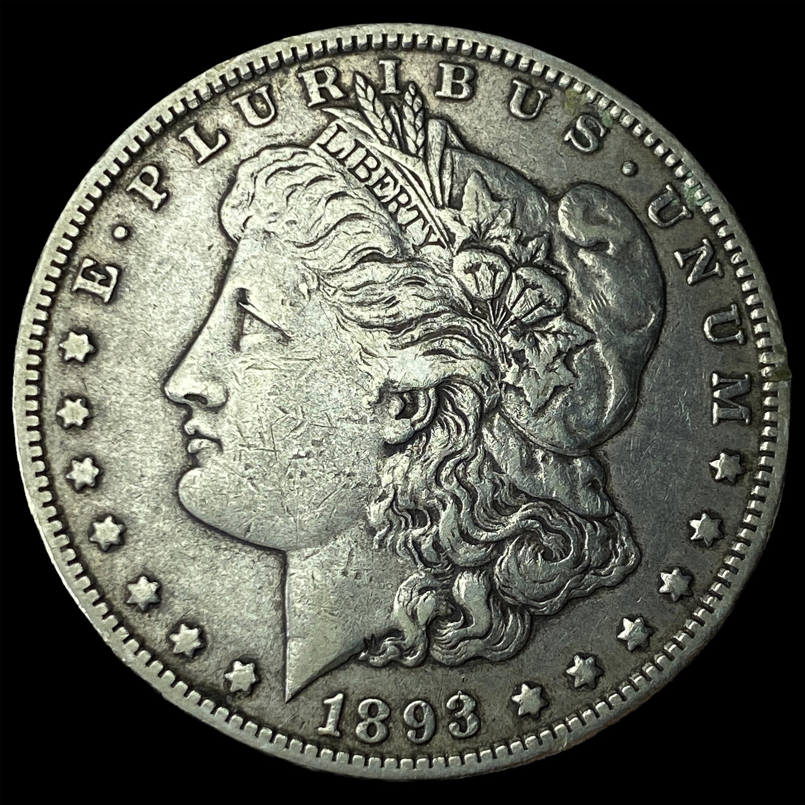 1893-O Silver Morgan Dollar CLOSELY UNCIRCULATED: 1893-O Silver Morgan Dollar CLOSELY UNCIRCULATED