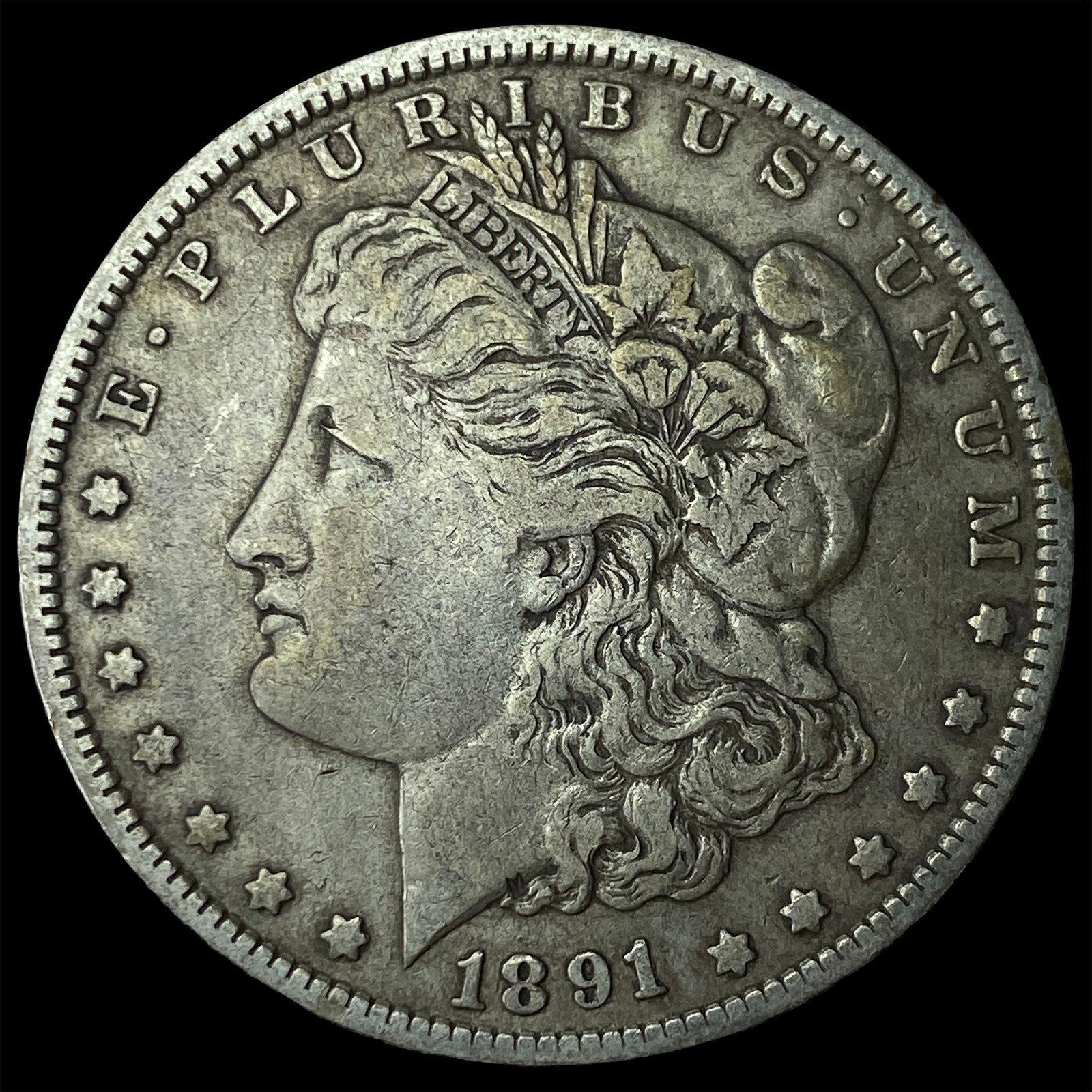 1891-O Silver Morgan Dollar NEARLY UNCIRCULATED: 1891-O Silver Morgan Dollar NEARLY UNCIRCULATED
