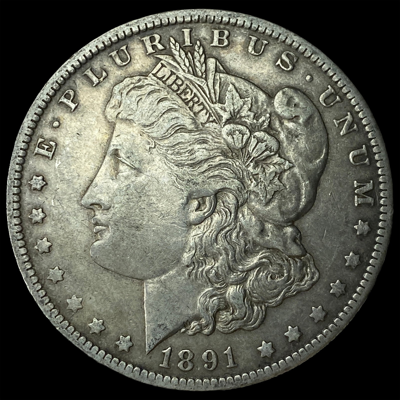 1891-O Silver Morgan Dollar NEARLY UNCIRCULATED: 1891-O Silver Morgan Dollar NEARLY UNCIRCULATED