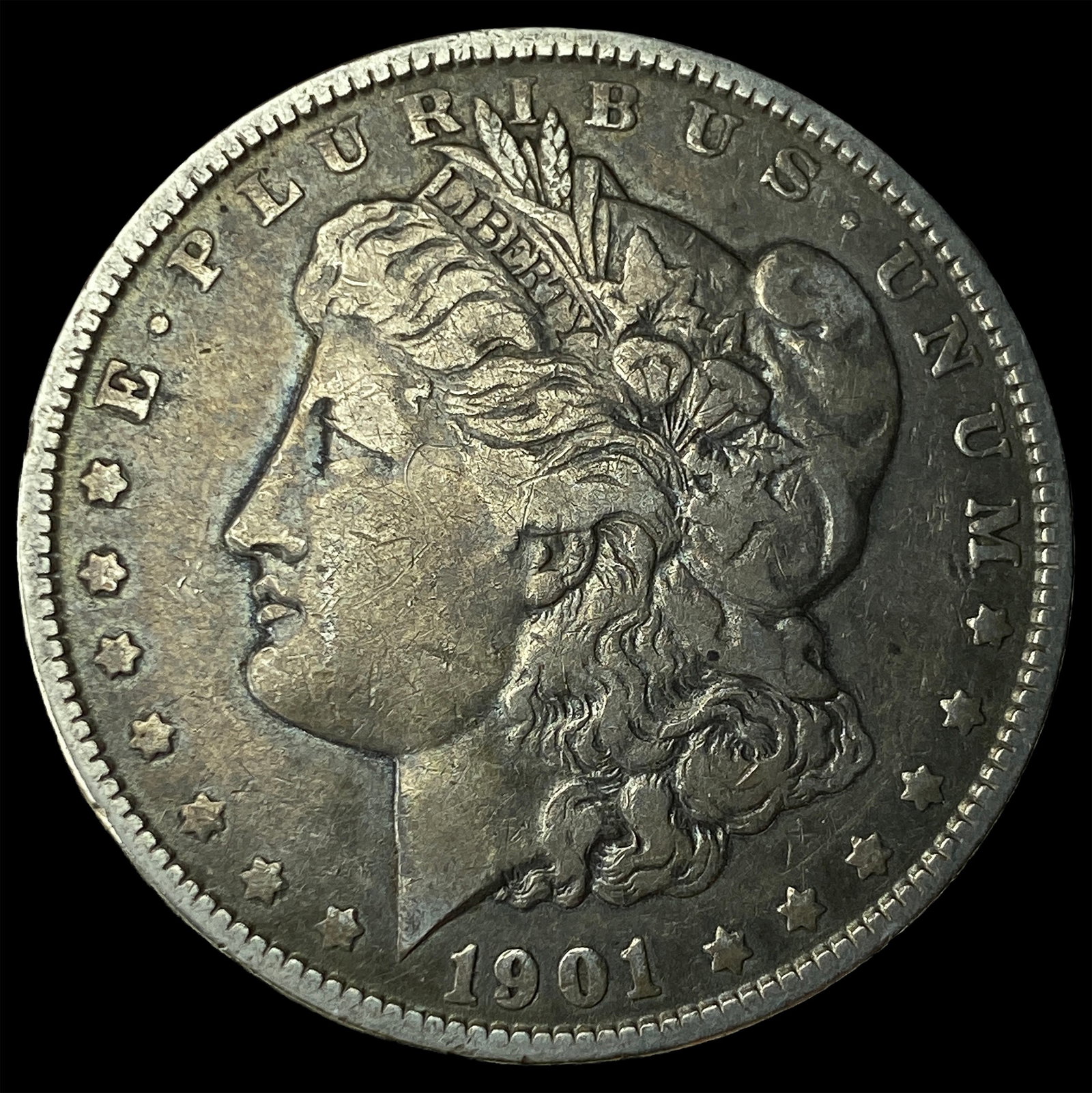 1901 Morgan Silver Dollar LIGHTLY CIRCULATED: 1901 Morgan Silver Dollar LIGHTLY CIRCULATED
