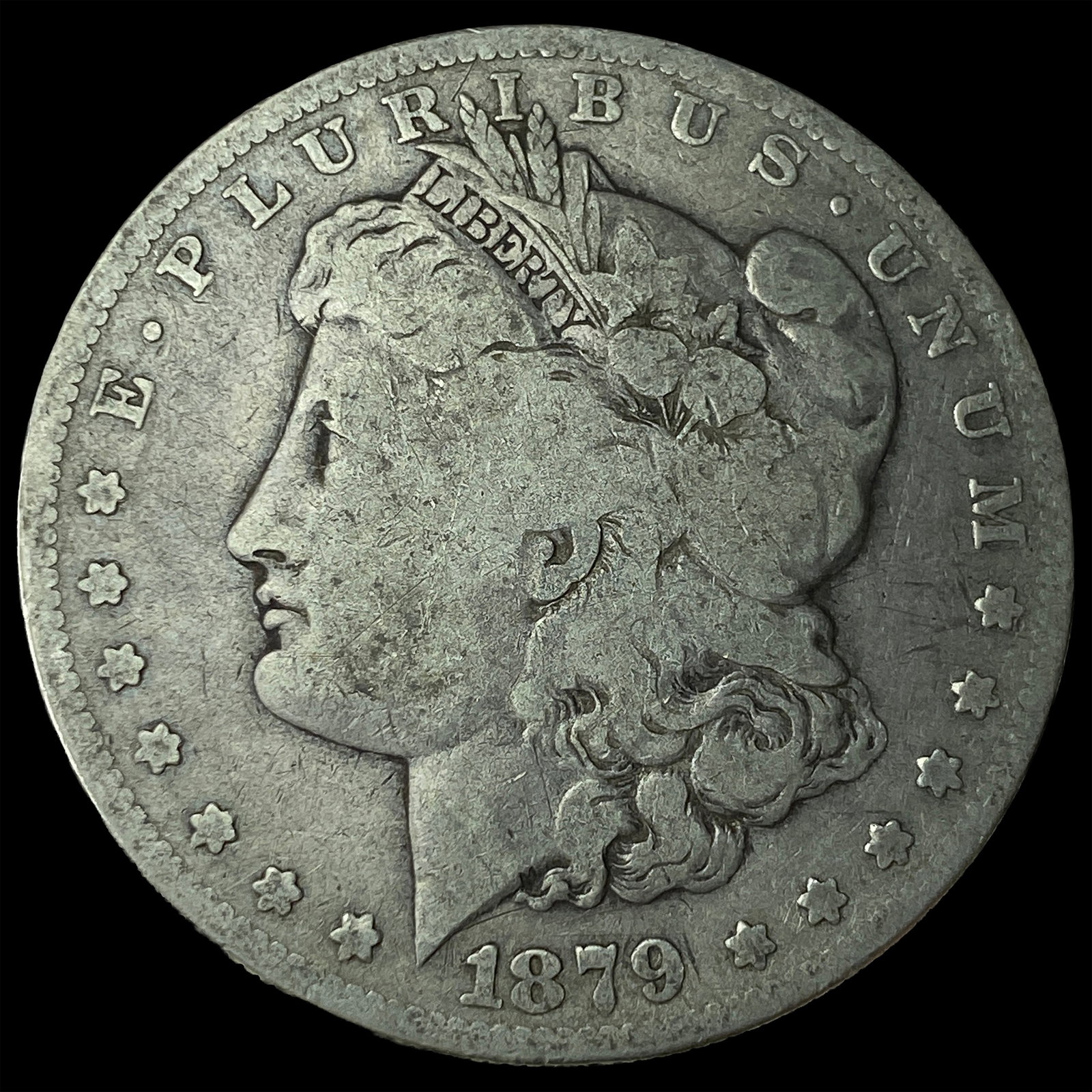 1879-S Rev 78 Silver Morgan Dollar NICELY CIRCULATED