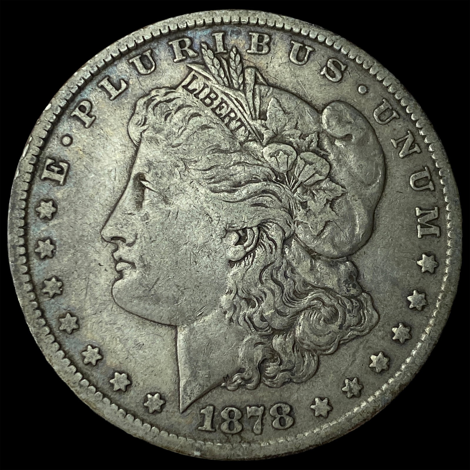 1878-CC Silver Morgan Dollar NEARLY UNCIRCULATED: 1878-CC Silver Morgan Dollar NEARLY UNCIRCULATED