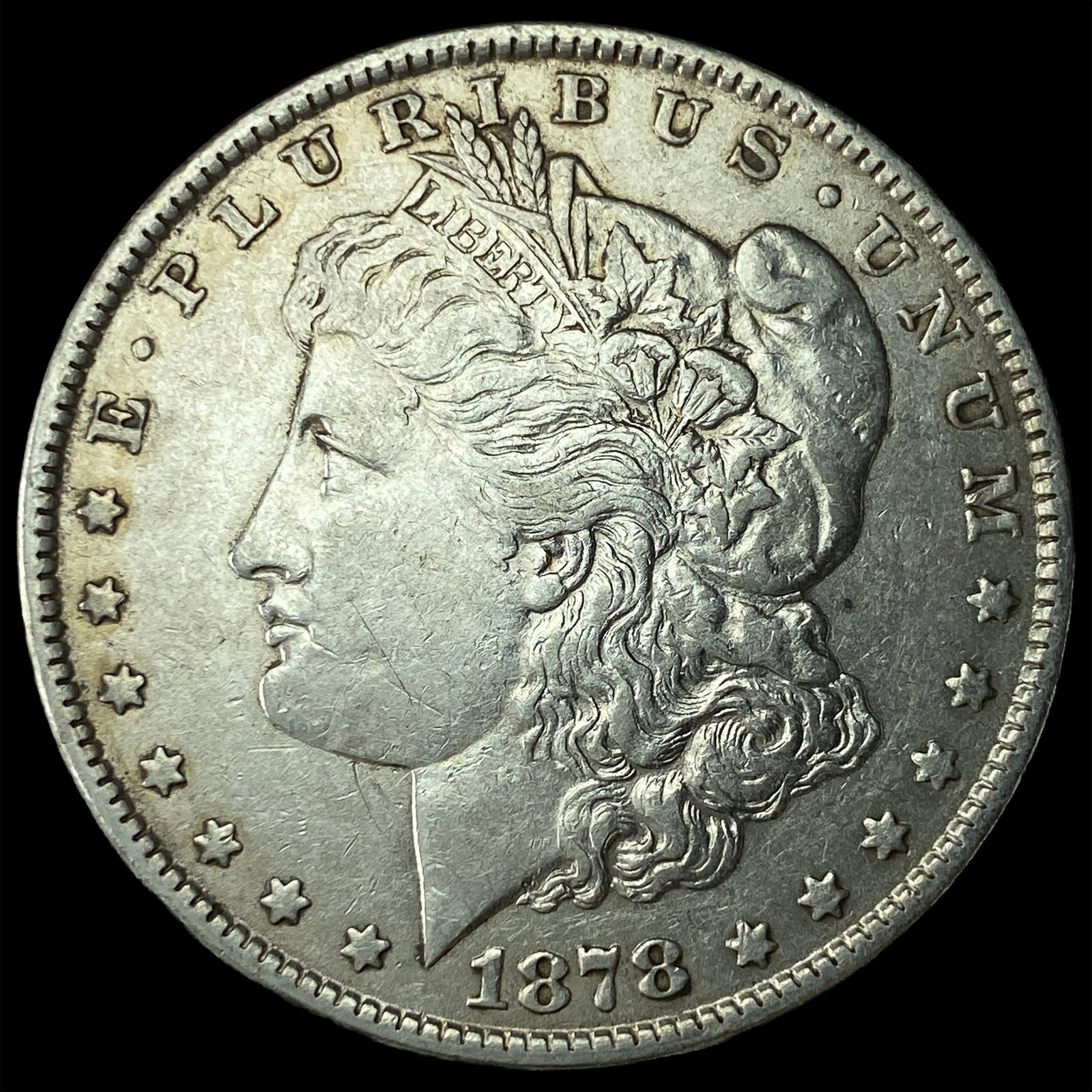 1878 Silver Morgan Dollar CLOSELY UNCIRCULATED: 1878 Silver Morgan Dollar CLOSELY UNCIRCULATED