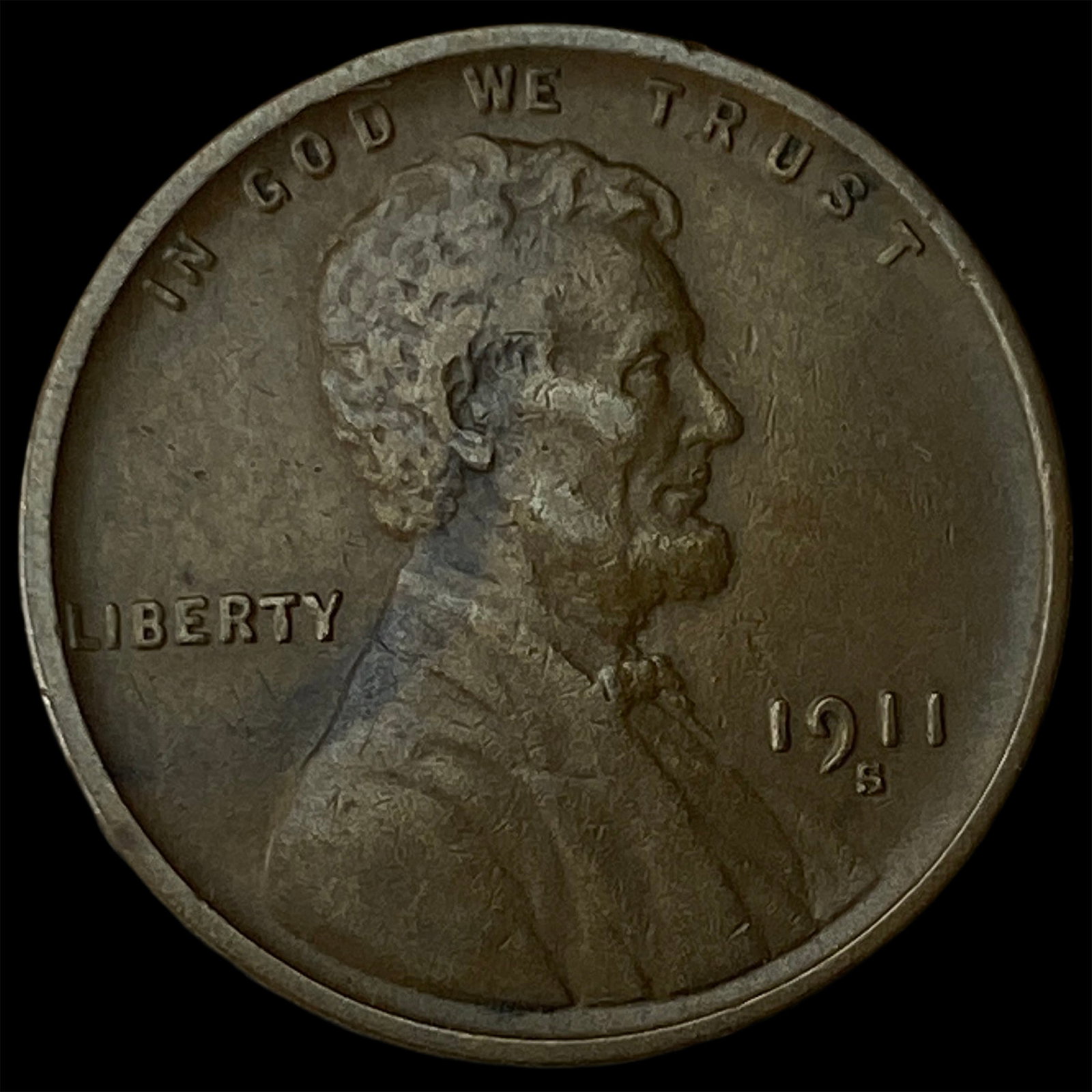 1911-S Lincoln Wheat Cent CHOICE BU (1 of 2)