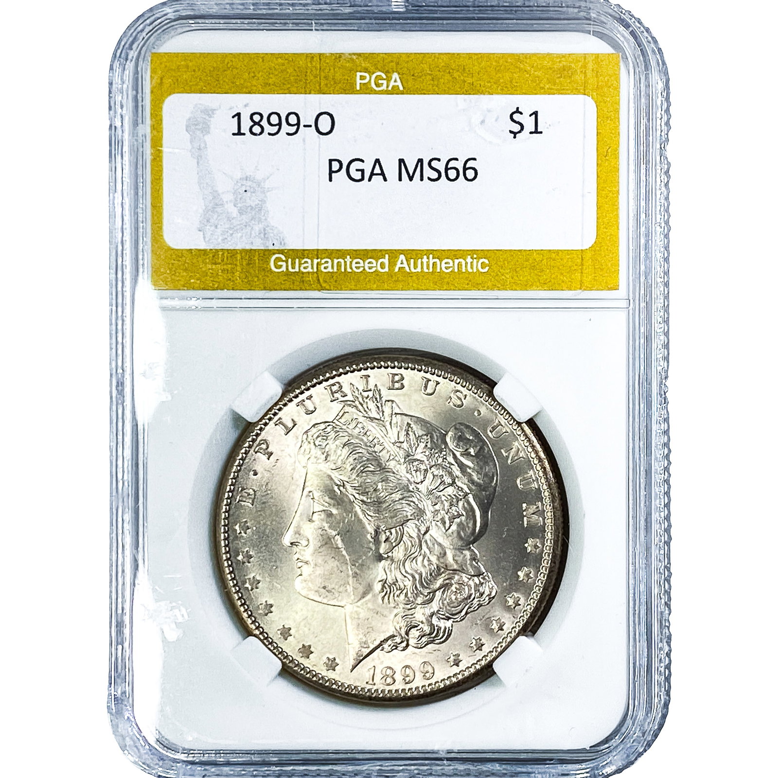 1899-O Morgan Silver Dollar PGA MS66: 1899-O Morgan Silver Dollar PGA MS66