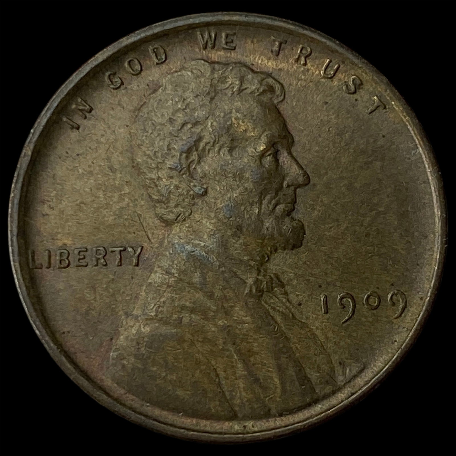 1909 VDB Lincoln Wheat Cent CHOICE BU: 1909 VDB Lincoln Wheat Cent CHOICE BU