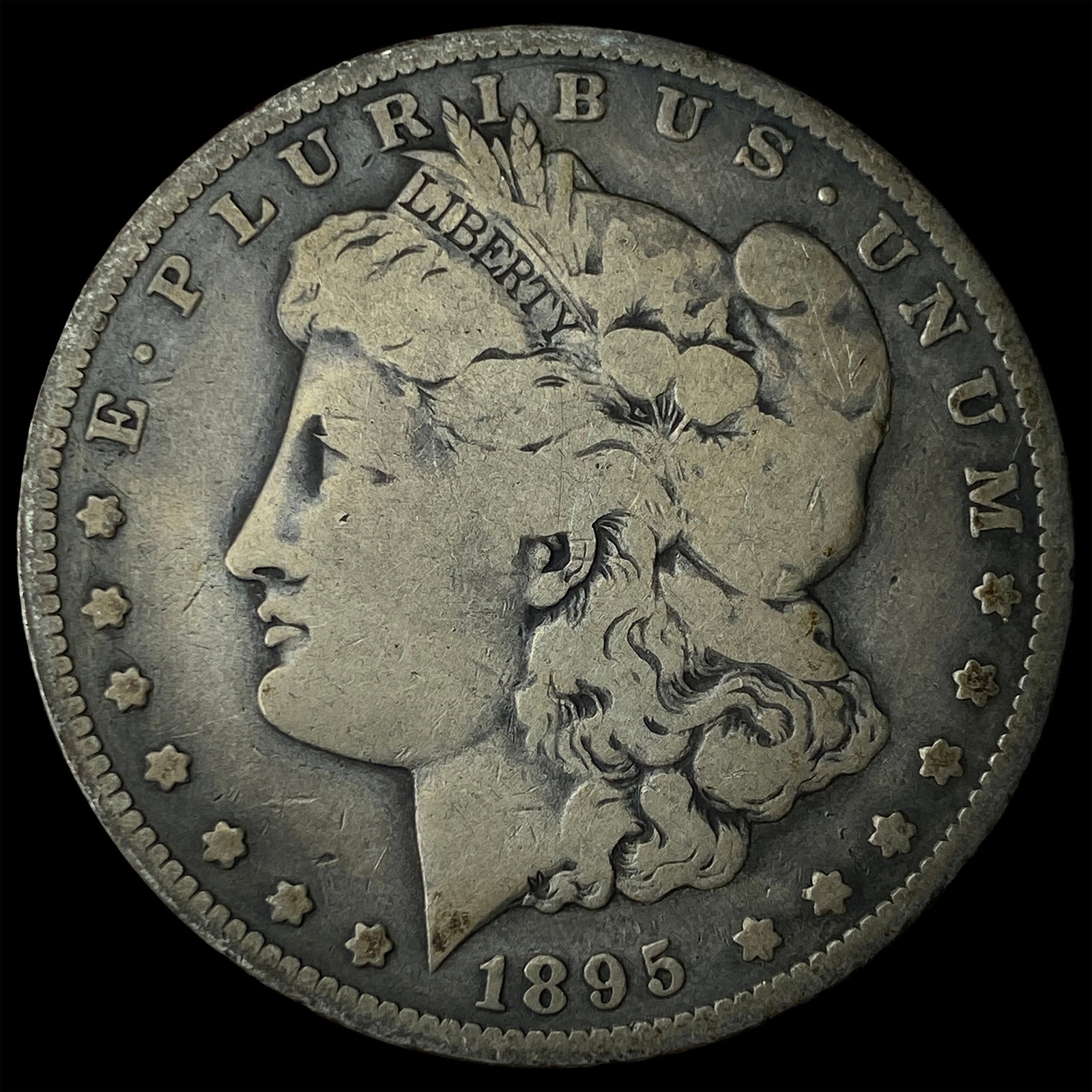 1895-S Silver Morgan Dollar LIGHTLY CIRCULATED (1 of 2)