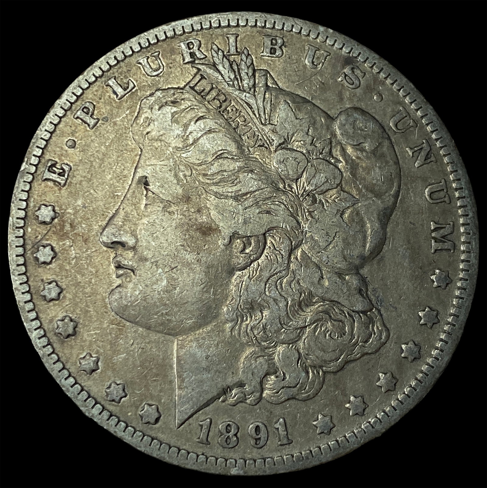 1891-O Silver Morgan Dollar LIGHTLY CIRCULATED