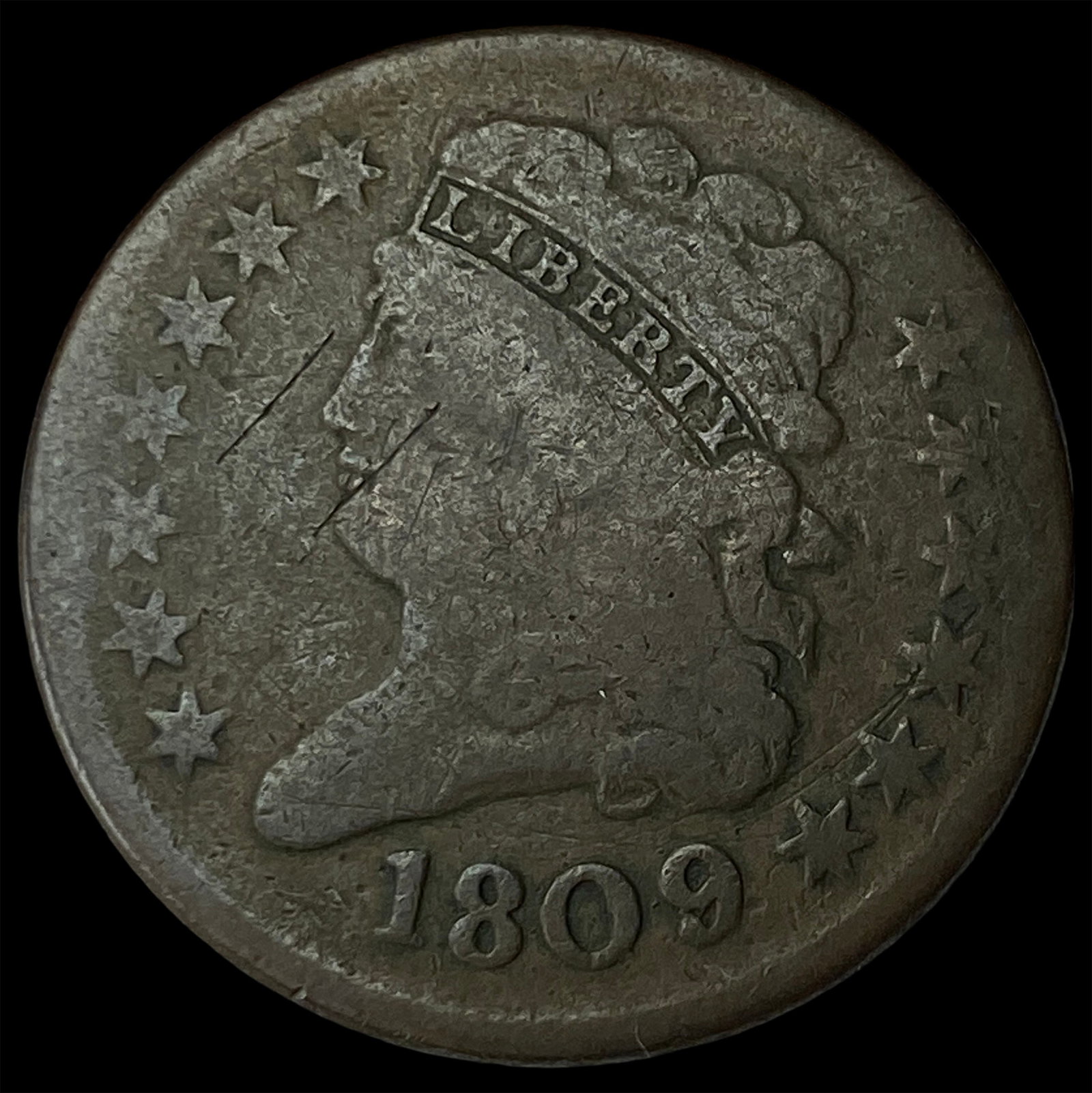 1809 Classic Head Half Cent LIGHTLY CIRCULATED (1 of 2)