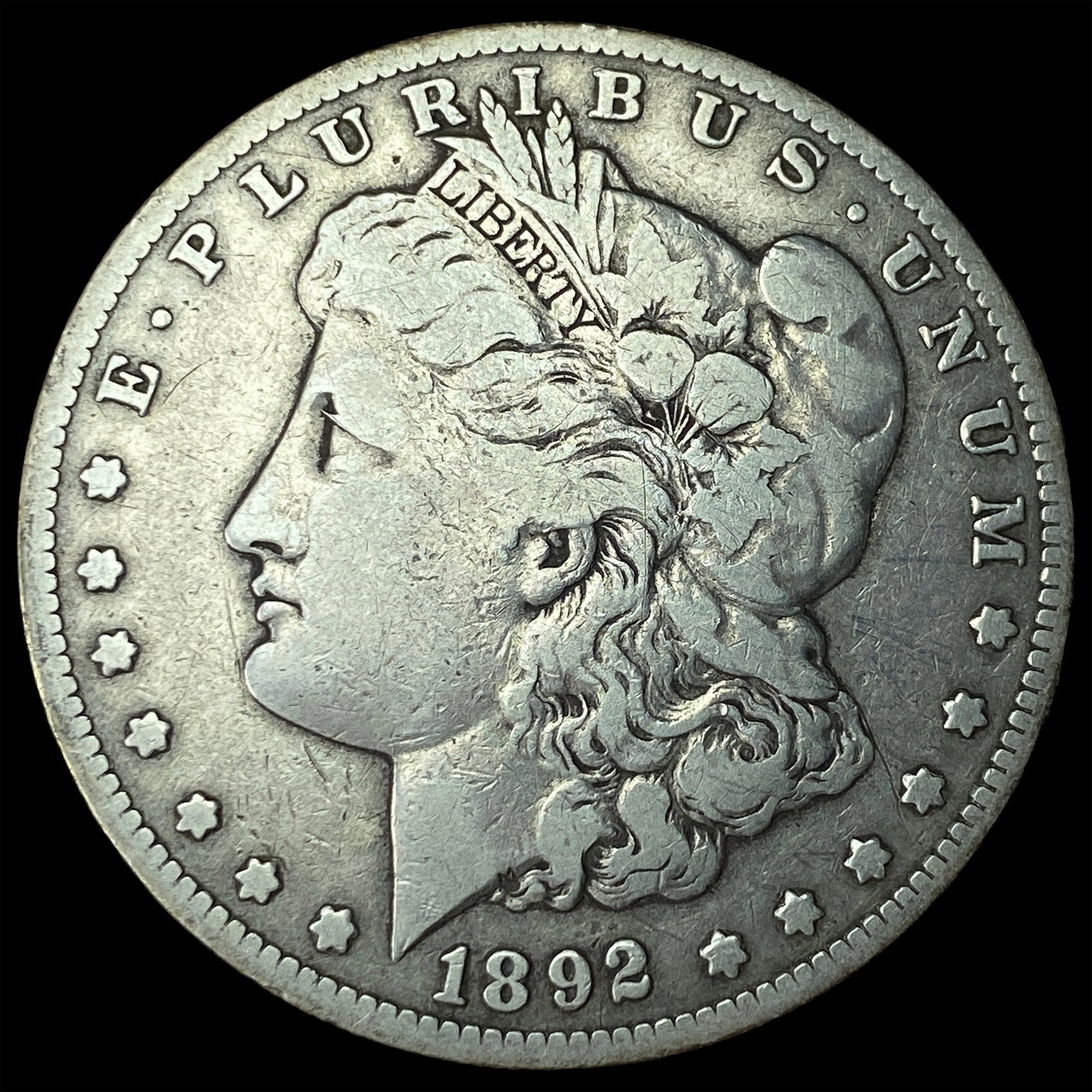 1892-S Morgan Silver Dollar LIGHTLY CIRCULATED (1 of 2)