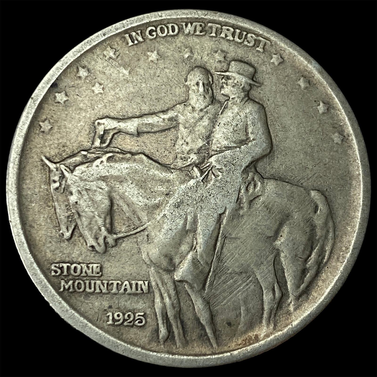 1925 Silver Half Dollar Stone Mountain CLOSELY UNCIRCULATED: 1925 Silver Half Dollar Stone Mountain CLOSELY UNCIRCULATED