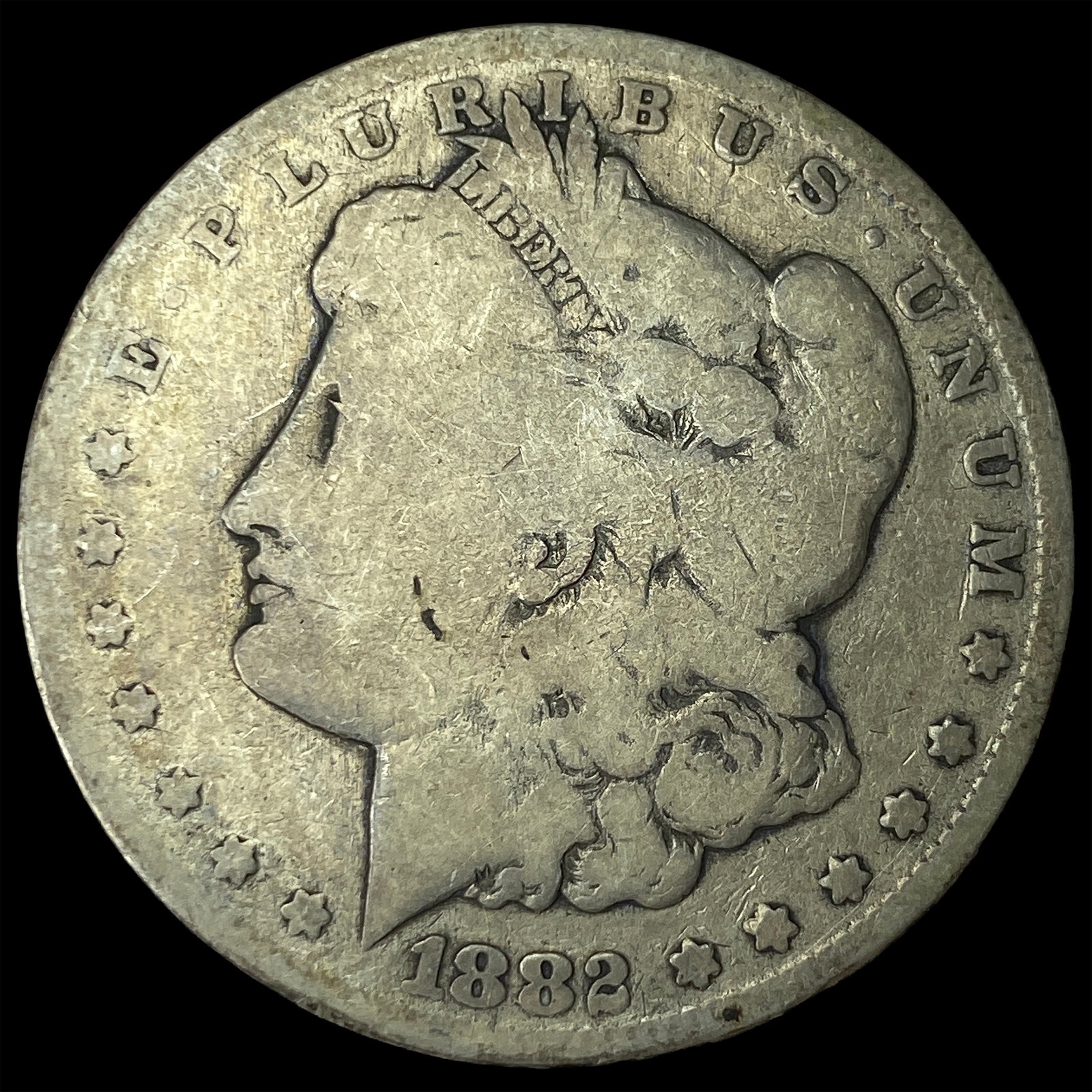 1882-CC Silver Morgan Dollar NICELY CIRCULATED: 1882-CC Silver Morgan Dollar NICELY CIRCULATED