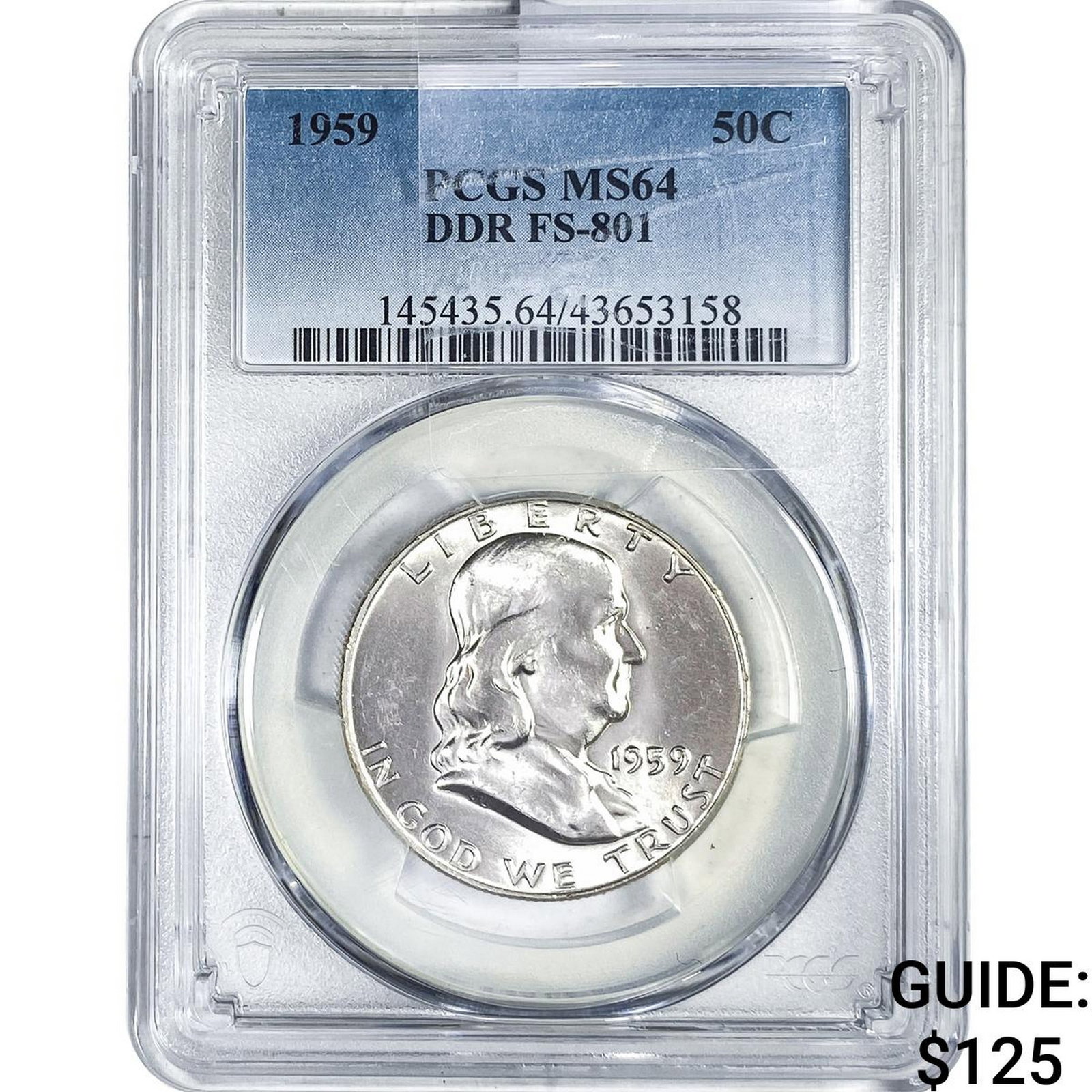 1959 Franklin Half Dollar PCGS MS64 (1 of 2)
