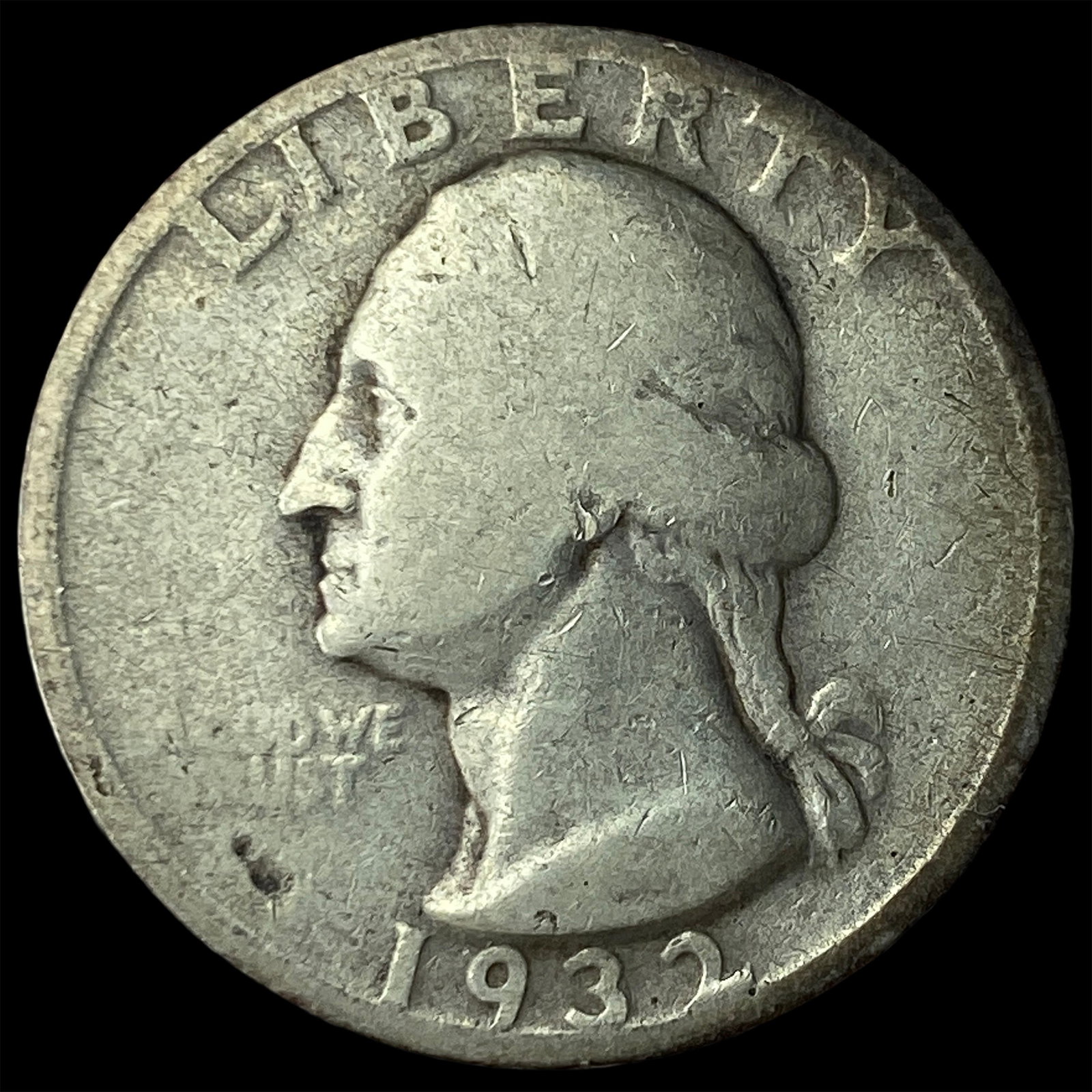 1932-S Silver Washington Quarter LIGHTLY CIRCULATED: 1932-S Silver Washington Quarter LIGHTLY CIRCULATED