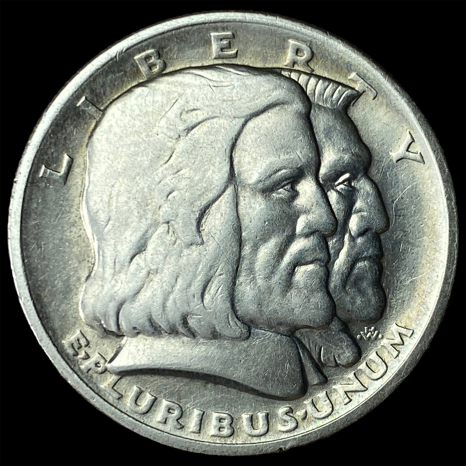 1936 Silver Long Island Tercentenary Half Dollar UNCIRCULATED (1 of 2)
