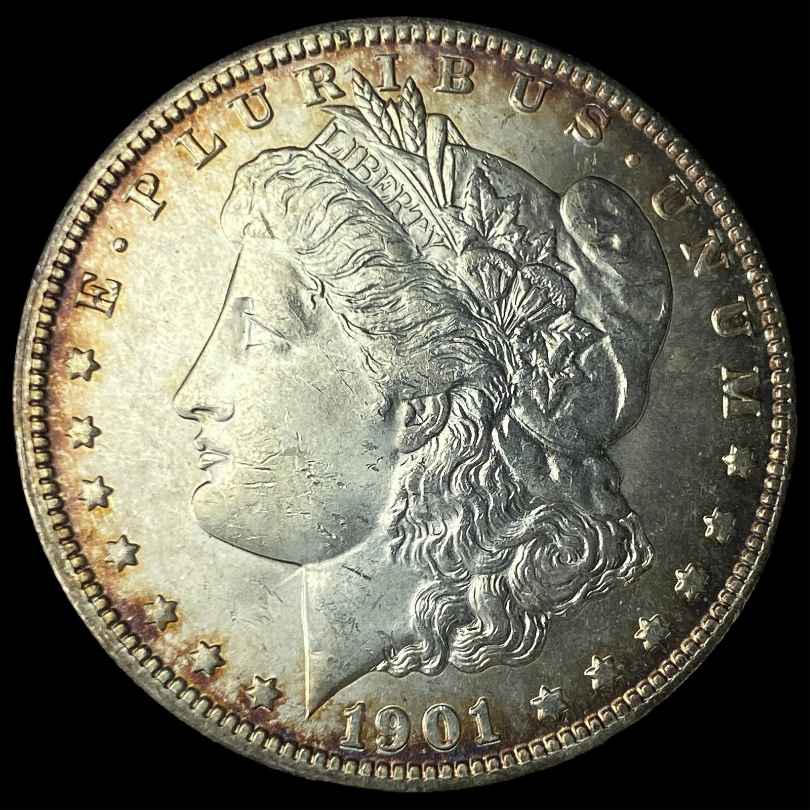 1901-O Silver Morgan Dollar CHOICE BU: 1901-O Silver Morgan Dollar CHOICE BU