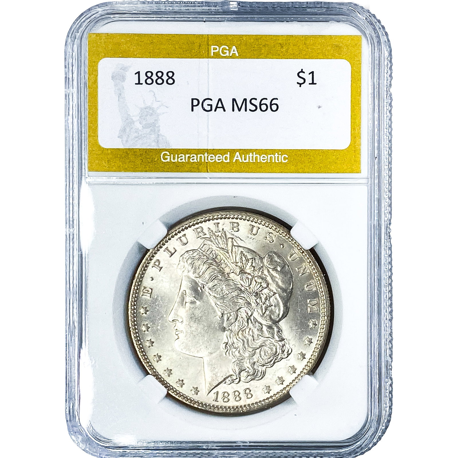 1888 Morgan Silver Dollar PGA MS66: 1888 Morgan Silver Dollar PGA MS66