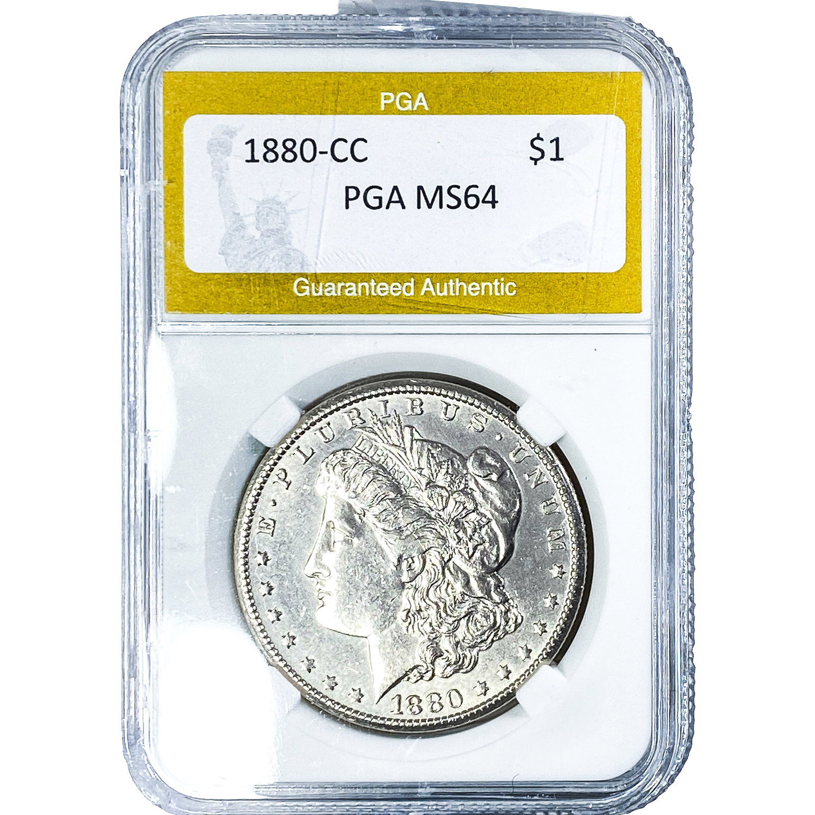 1880-CC Morgan Silver Dollar PGA MS64 (1 of 2)