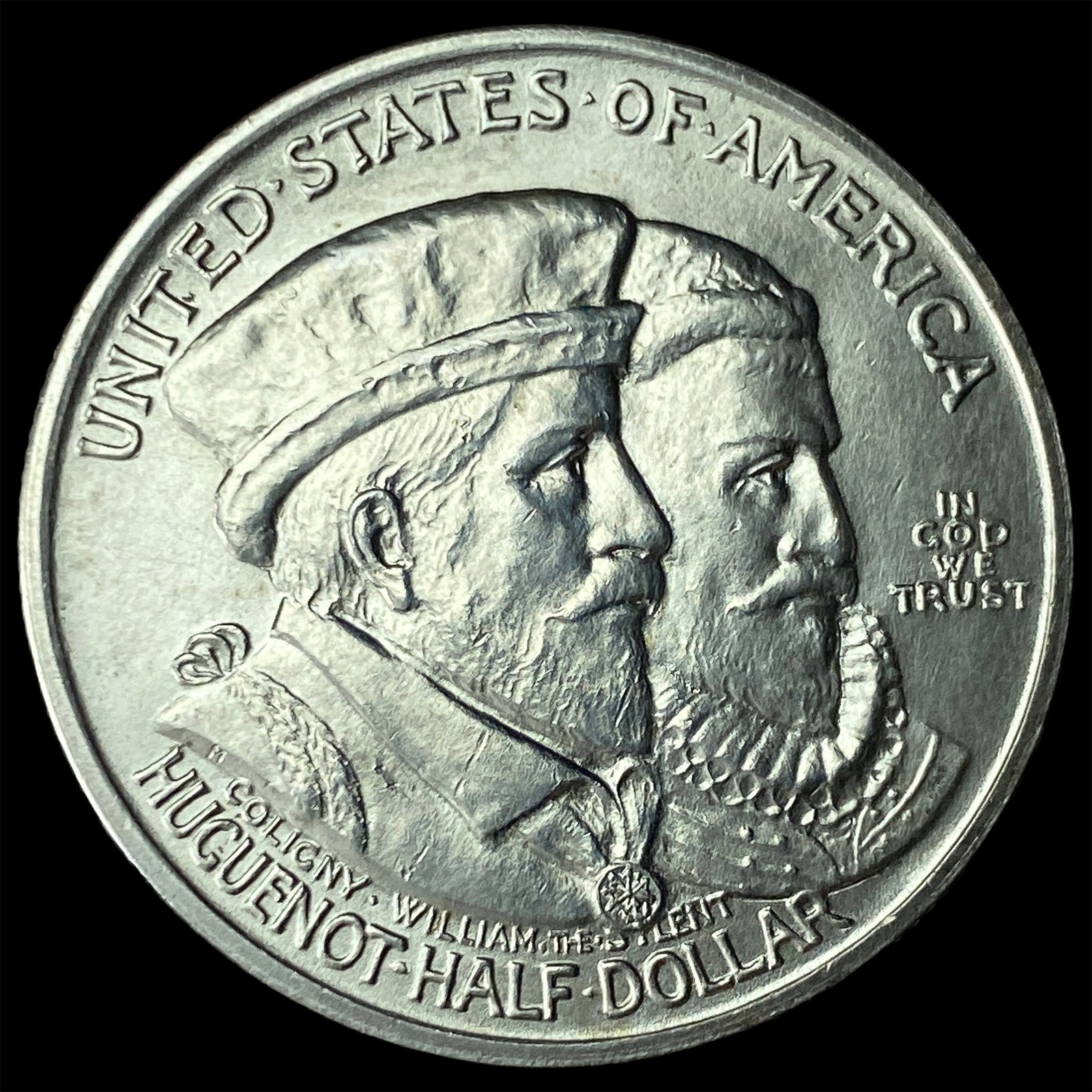 1924 Silver Huguenot-Walloon Half Dollar GEM BU: 1924 Silver Huguenot-Walloon Half Dollar GEM BU