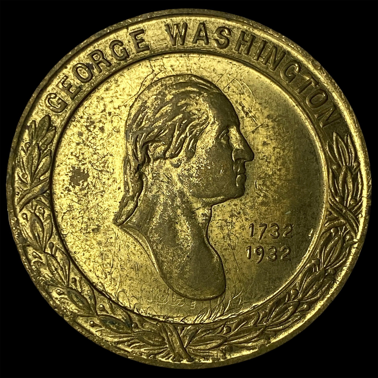 George Washington Bicentennial token 1932 CLOSELY UNCIRCULATED (1 of 2)