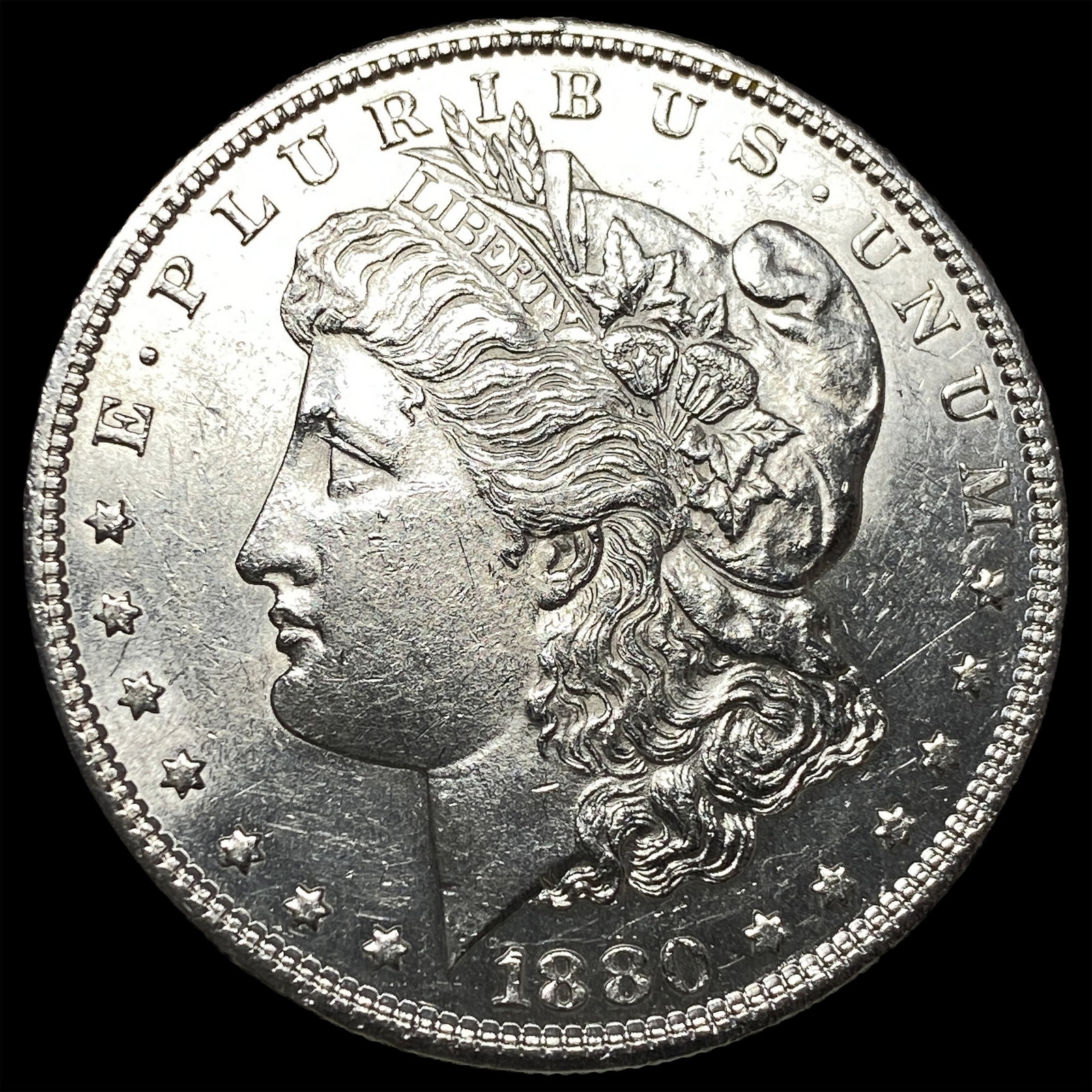 1880 Morgan Silver Dollar LIGHTLY CIRCULATED: 1880 Morgan Silver Dollar LIGHTLY CIRCULATED