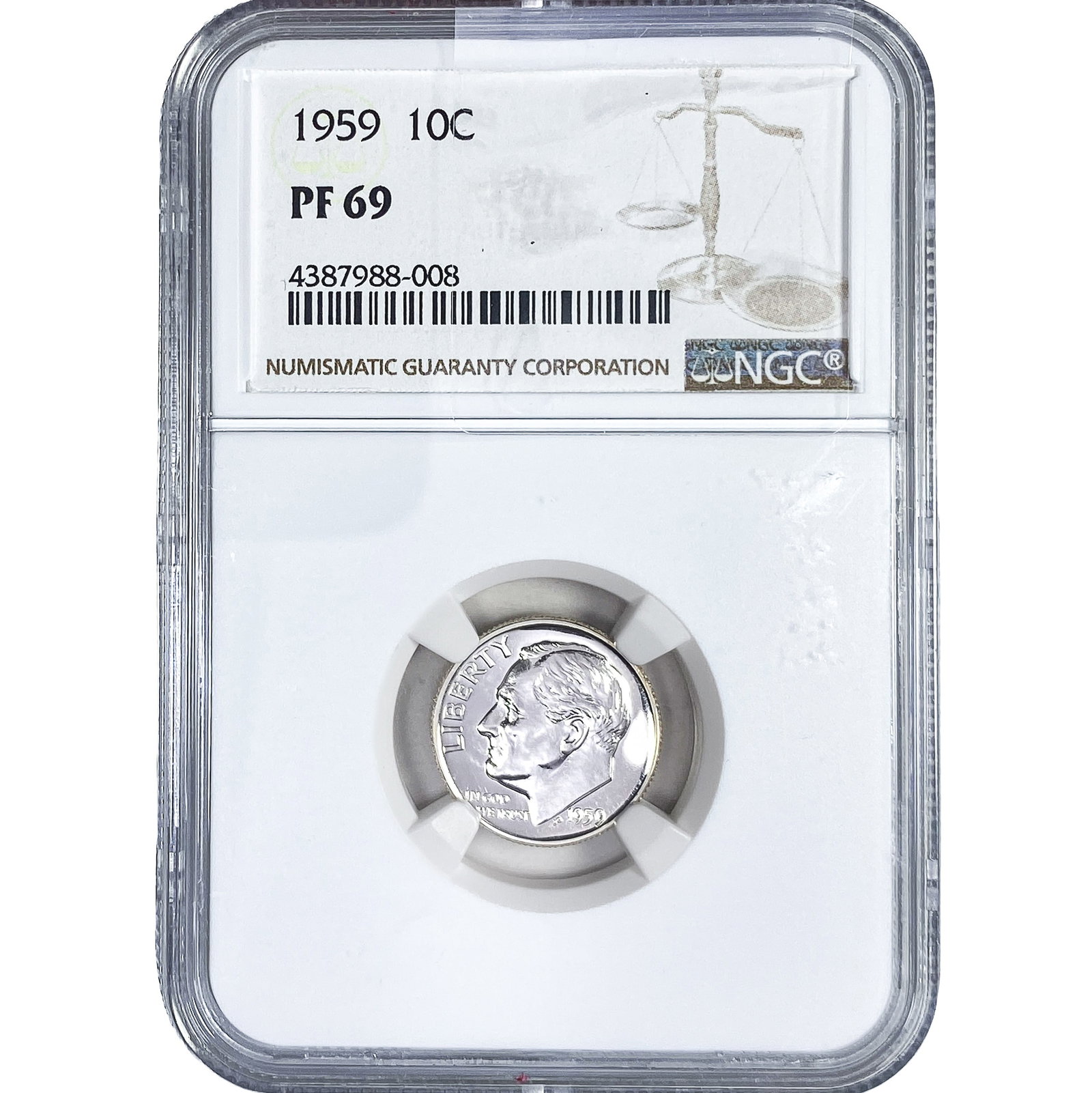 1959 Roosevelt Cent NGC PF69 (1 of 2)