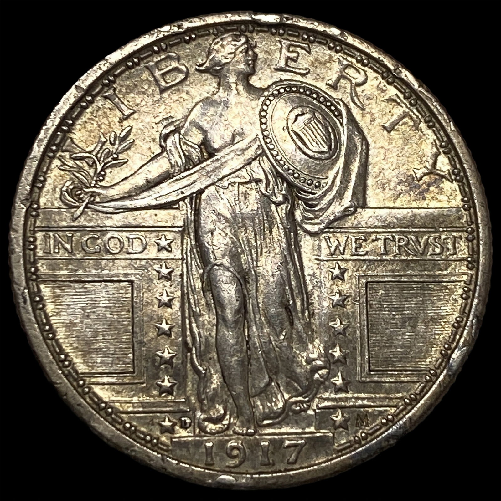 1917 Standing Liberty Quarter CHOICE BU: 1917 Standing Liberty Quarter CHOICE BU