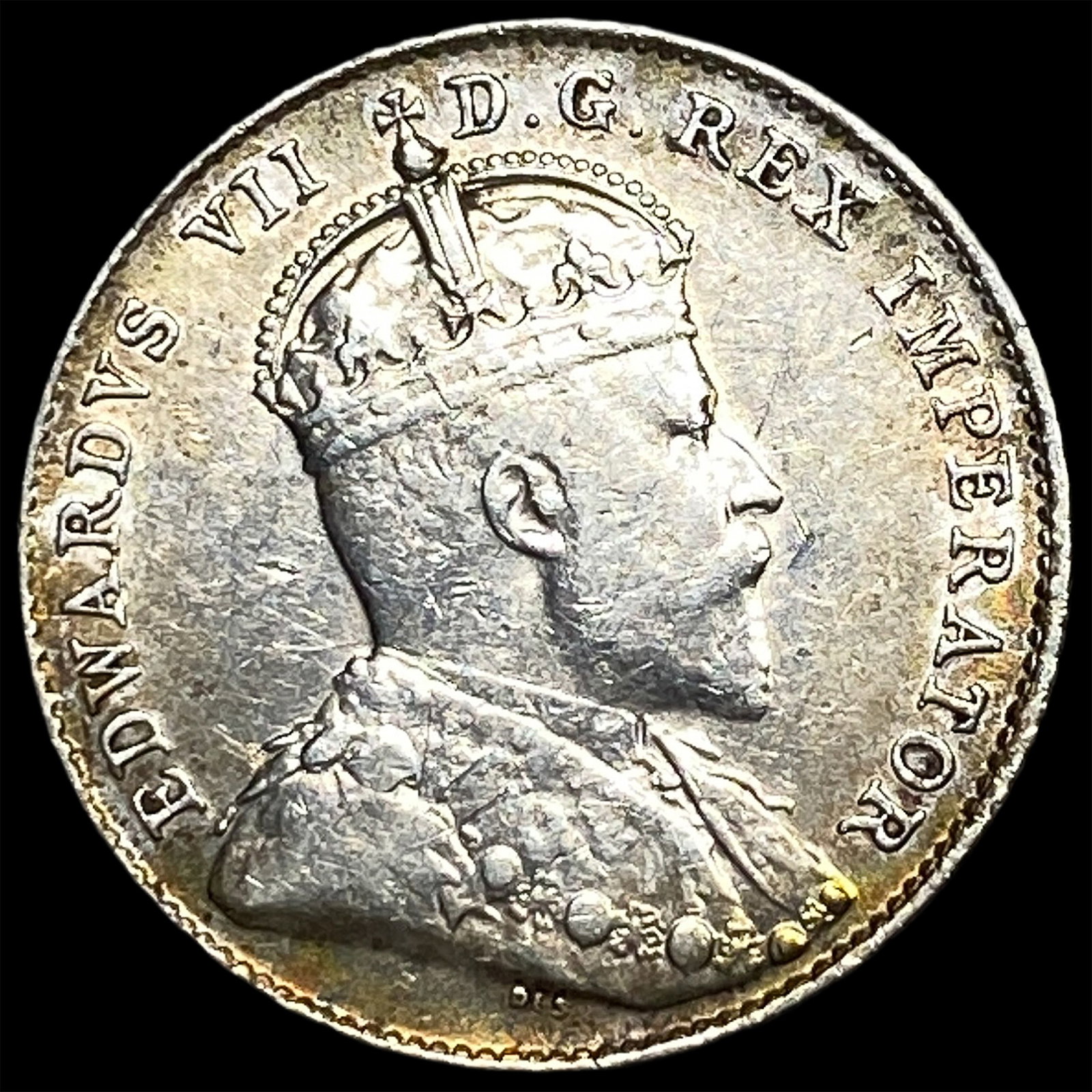 1910 Canada Silver 10 Cents CHOICE AU: 1910 Canada Silver 10 Cents CHOICE AU