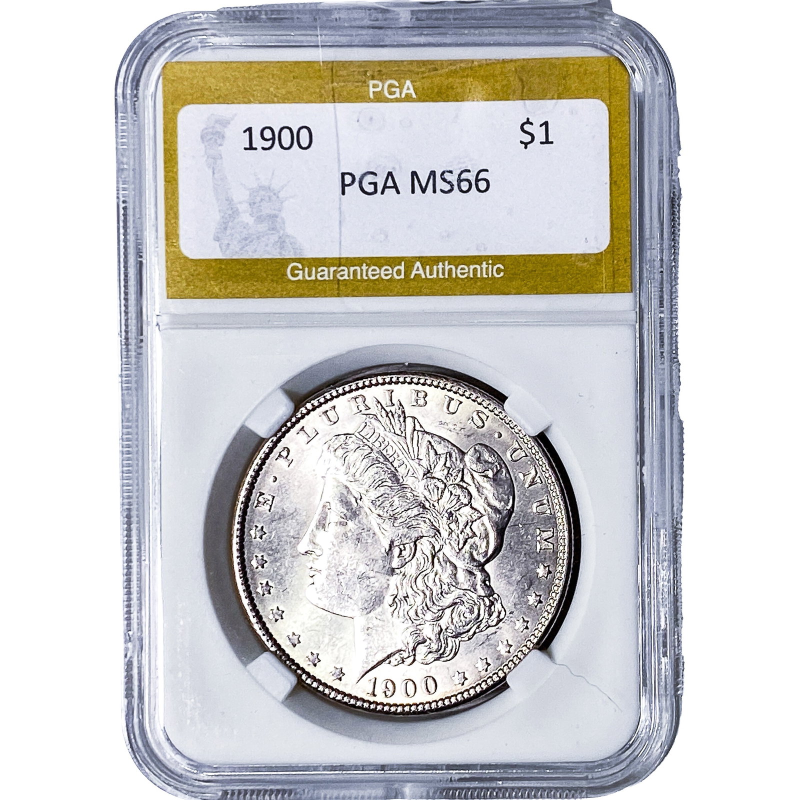 1900 Morgan Silver Dollar PGA MS66: 1900 Morgan Silver Dollar PGA MS66